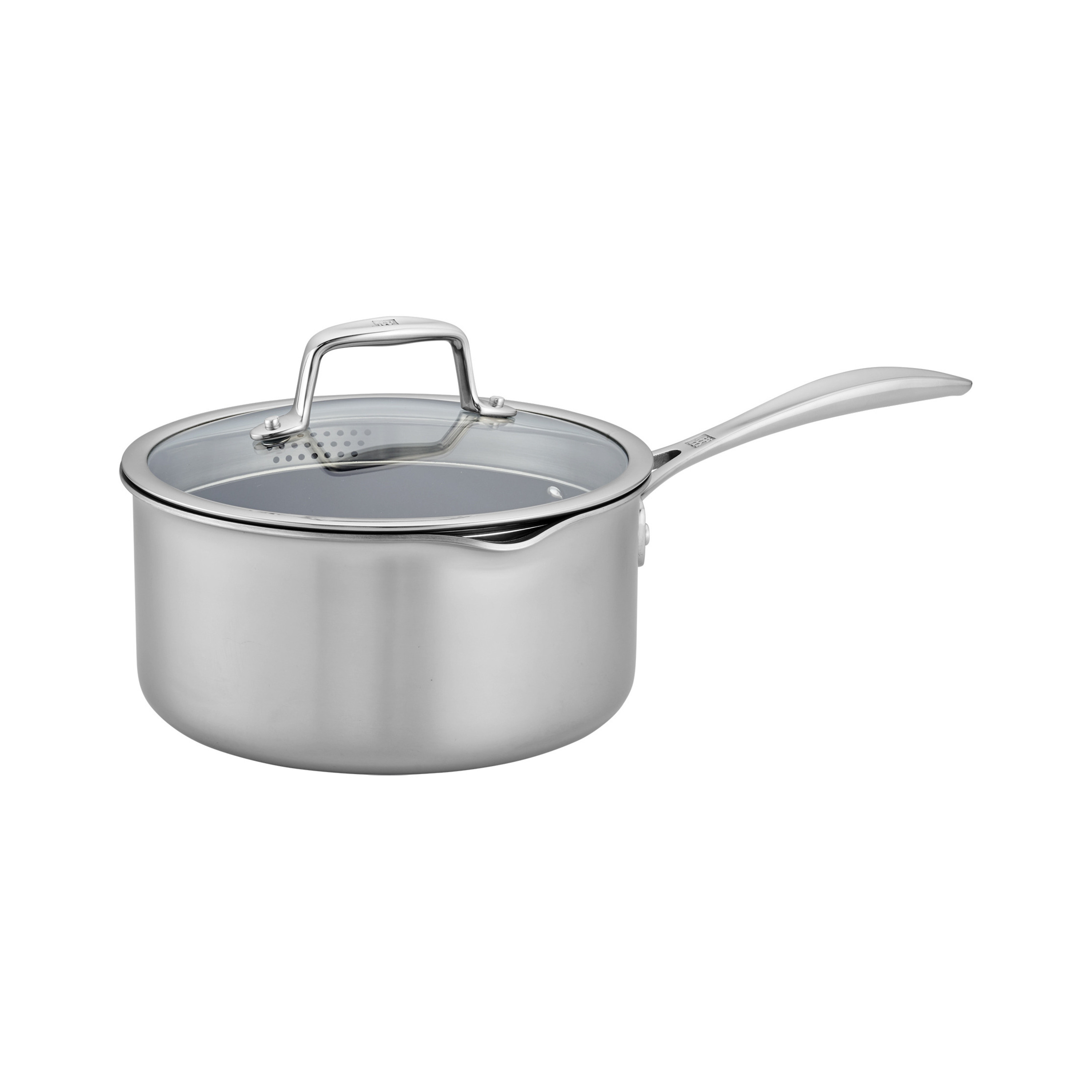 DELUXE Sauce Pan with Lid, 1 Quart Stainless Steel Saucepan with Stay-Cool  Handle, Multipurpose Cooking Pot for Sauces Pasta, Suitable