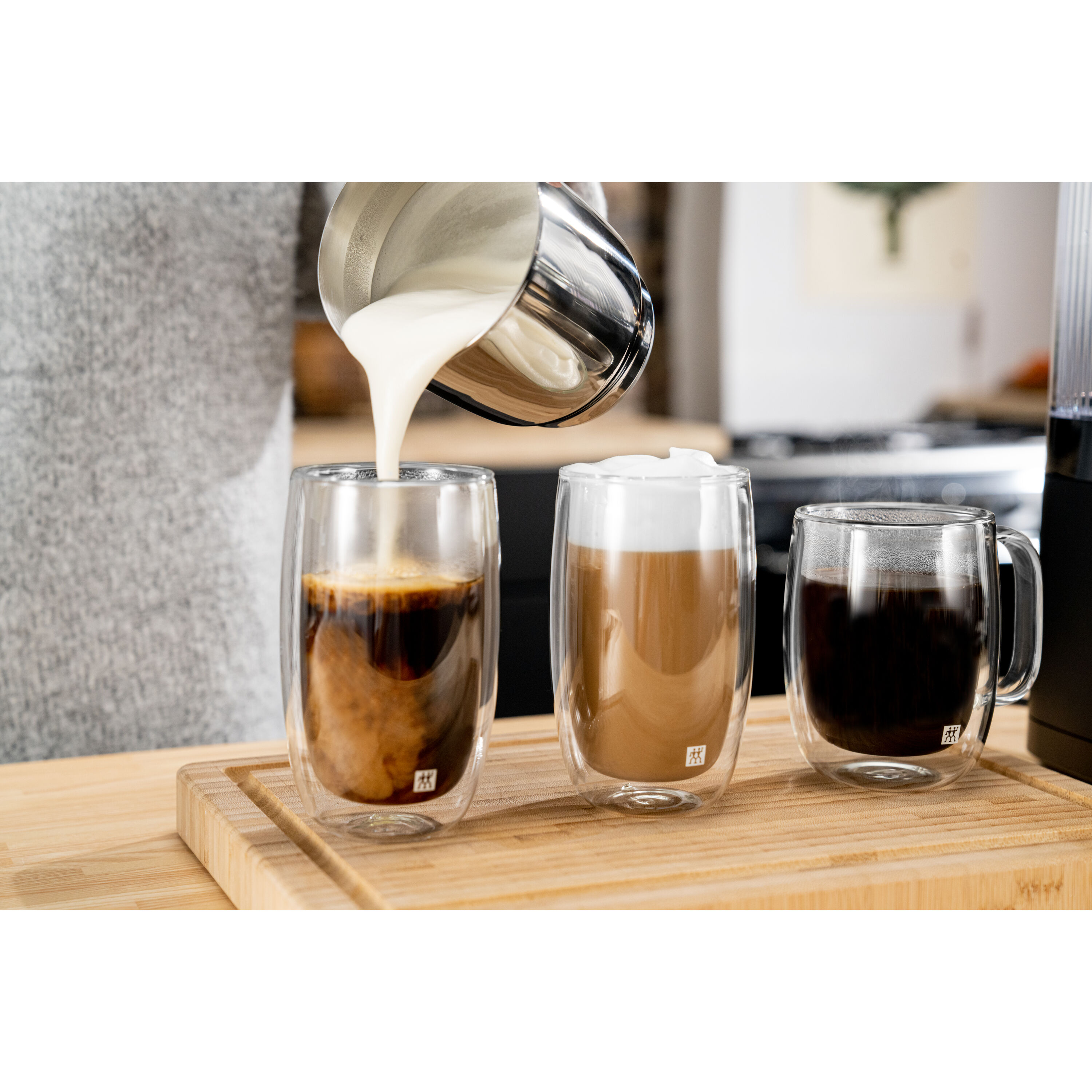 Ensemble de verres à café latte Sorrento par ZWILLING en verre