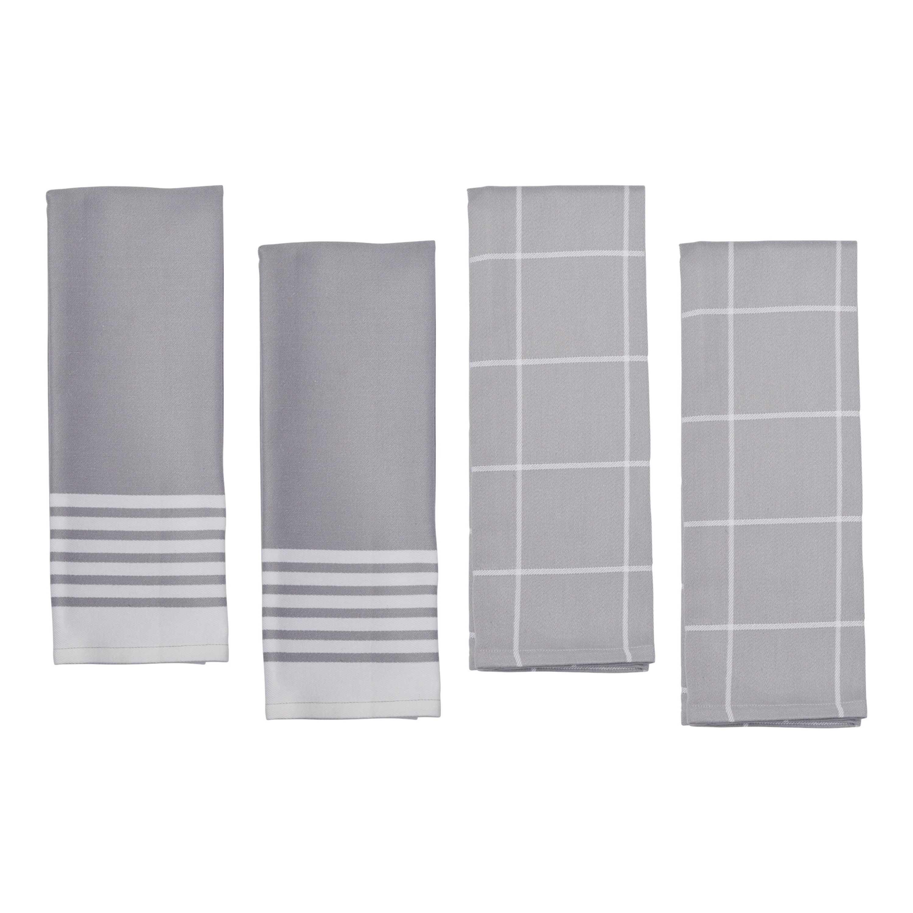 Zwilling Towels Kitchen Set, Grey