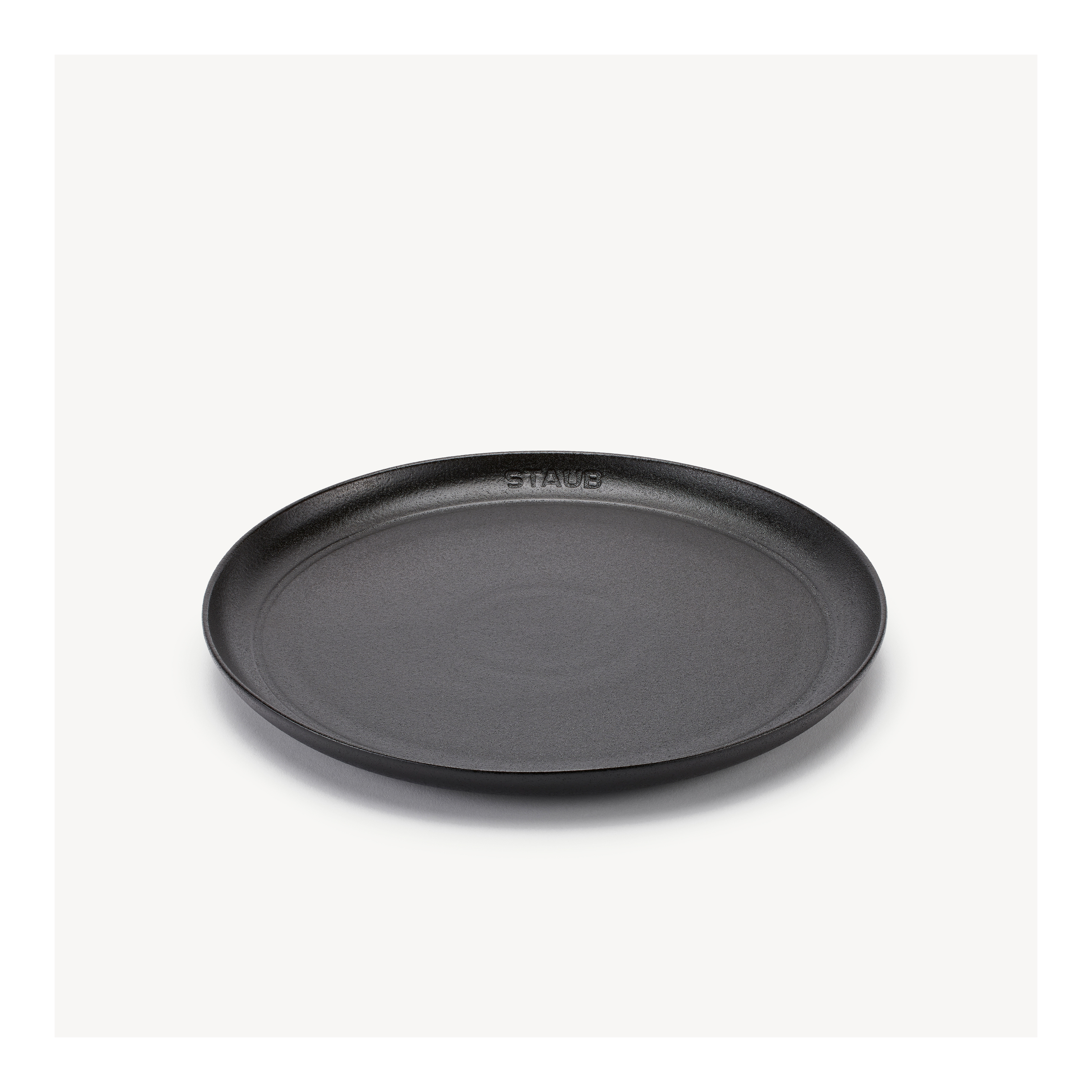 ストウブ Dining Line プレート フラット 26 cm, セラミック, ブラック