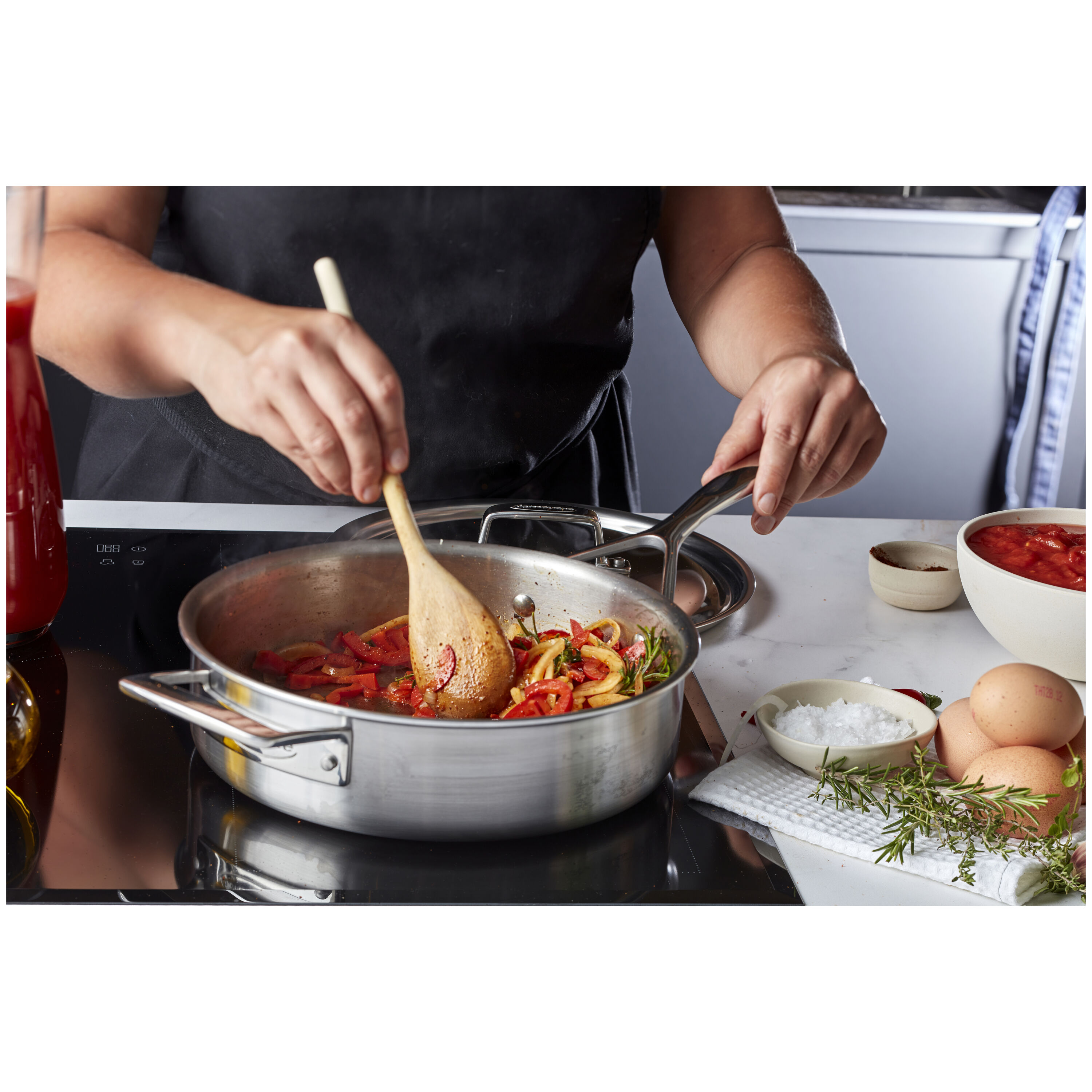 Zwilling Aurora 5-ply Stainless Steel 8 & 9.5 Fry Pan Set