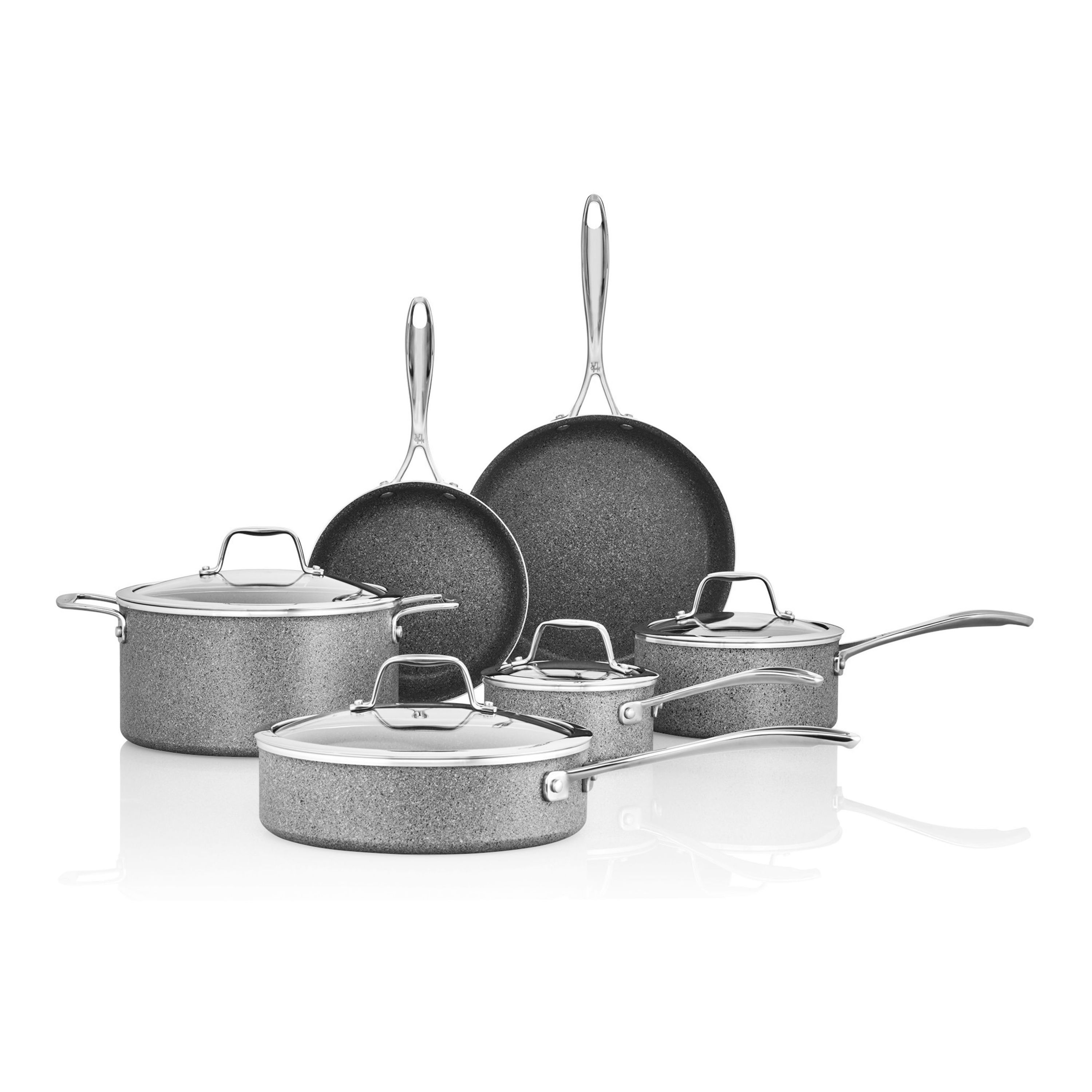 Henckels Capri 10-pc Cookware Set - Nonstick Granitium, Aluminum