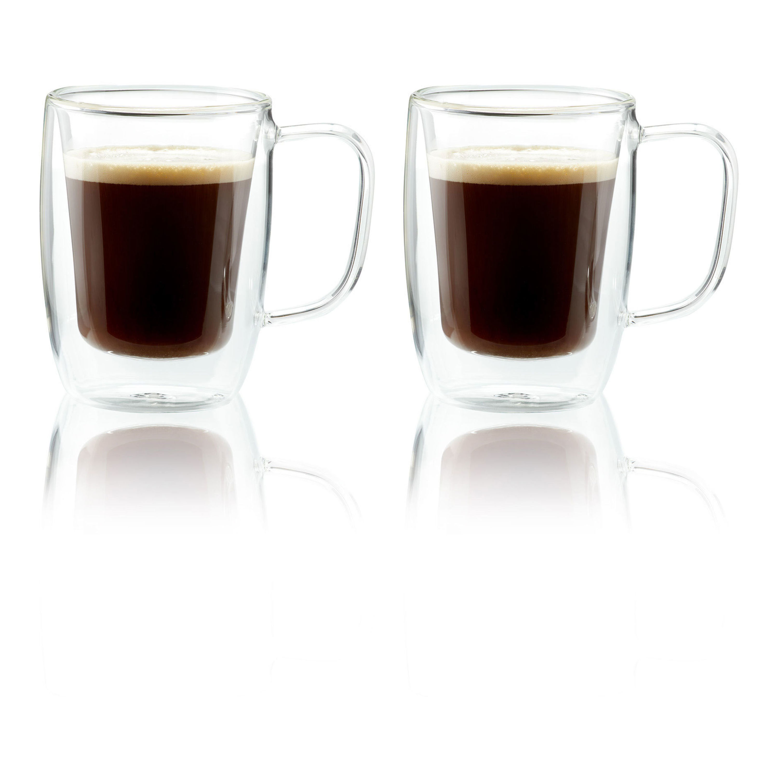 Henckels Cafe Roma 2-pc Double Espresso Glass Mug Set