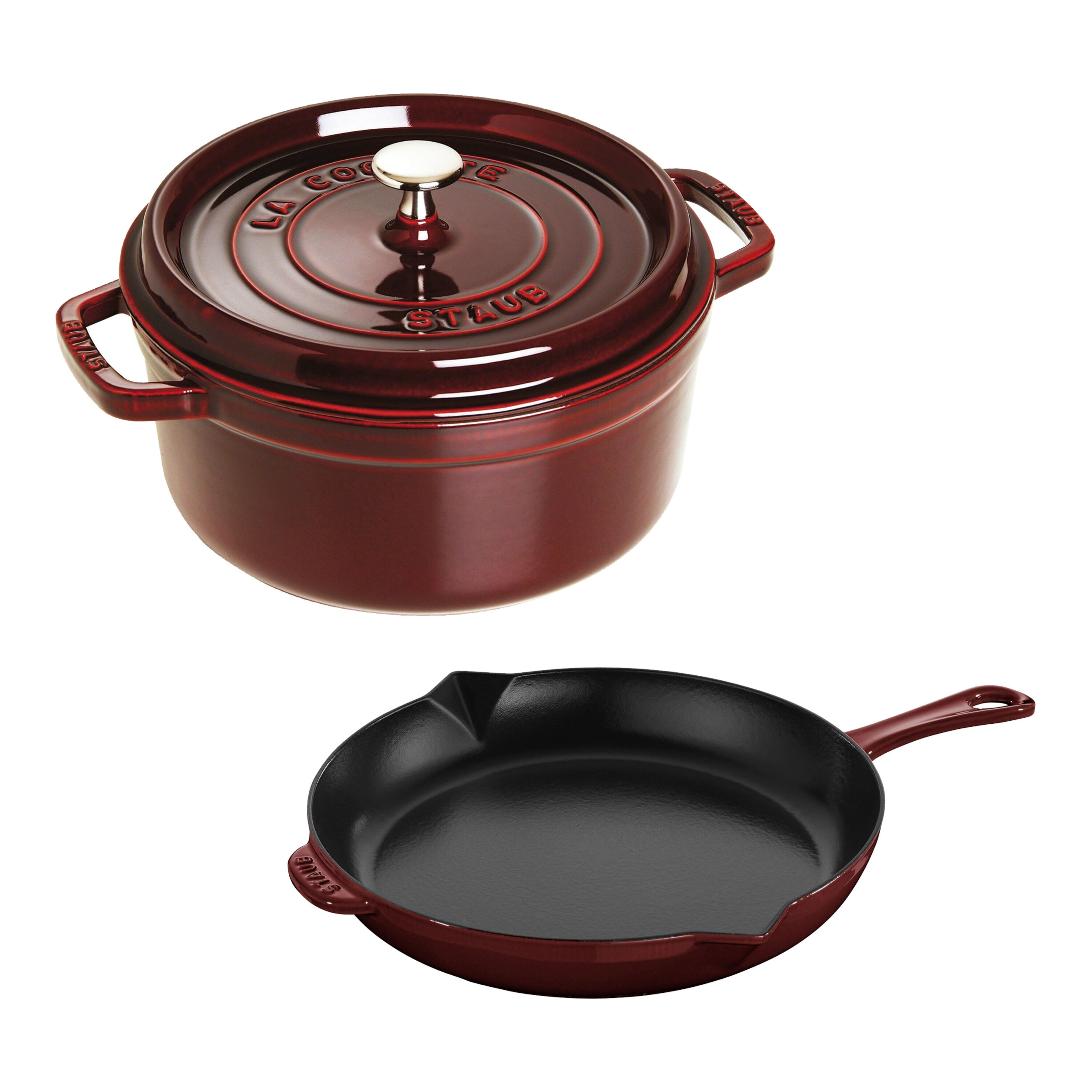 Staub Cast Iron 3pc, Mixed set, dark blue Official ZWILLING Shop