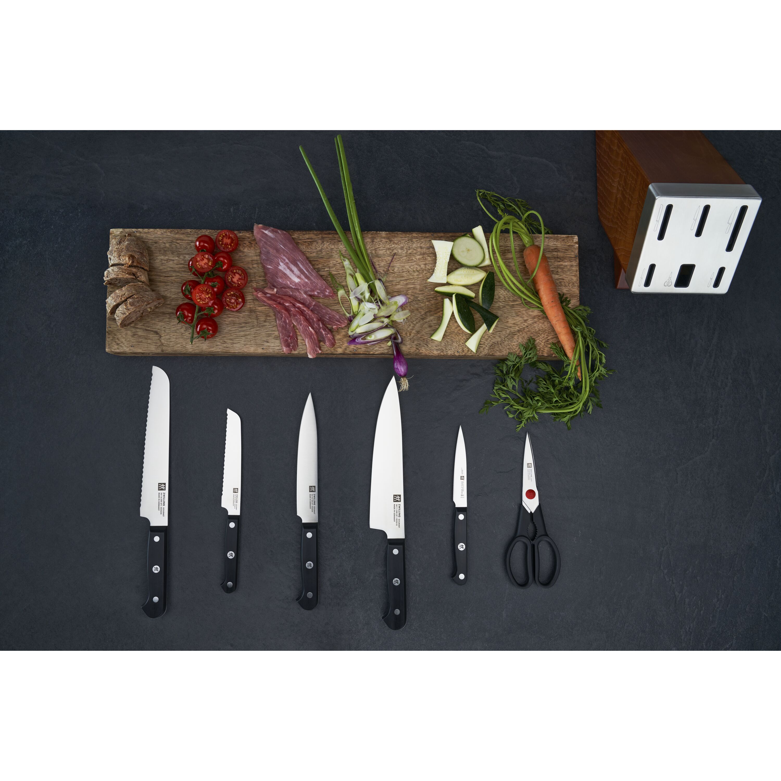 Zwilling Taco De Cuchillos Con Sistema De Autoafilado, Madera De Fresno, 7  Pzs. con Ofertas en Carrefour