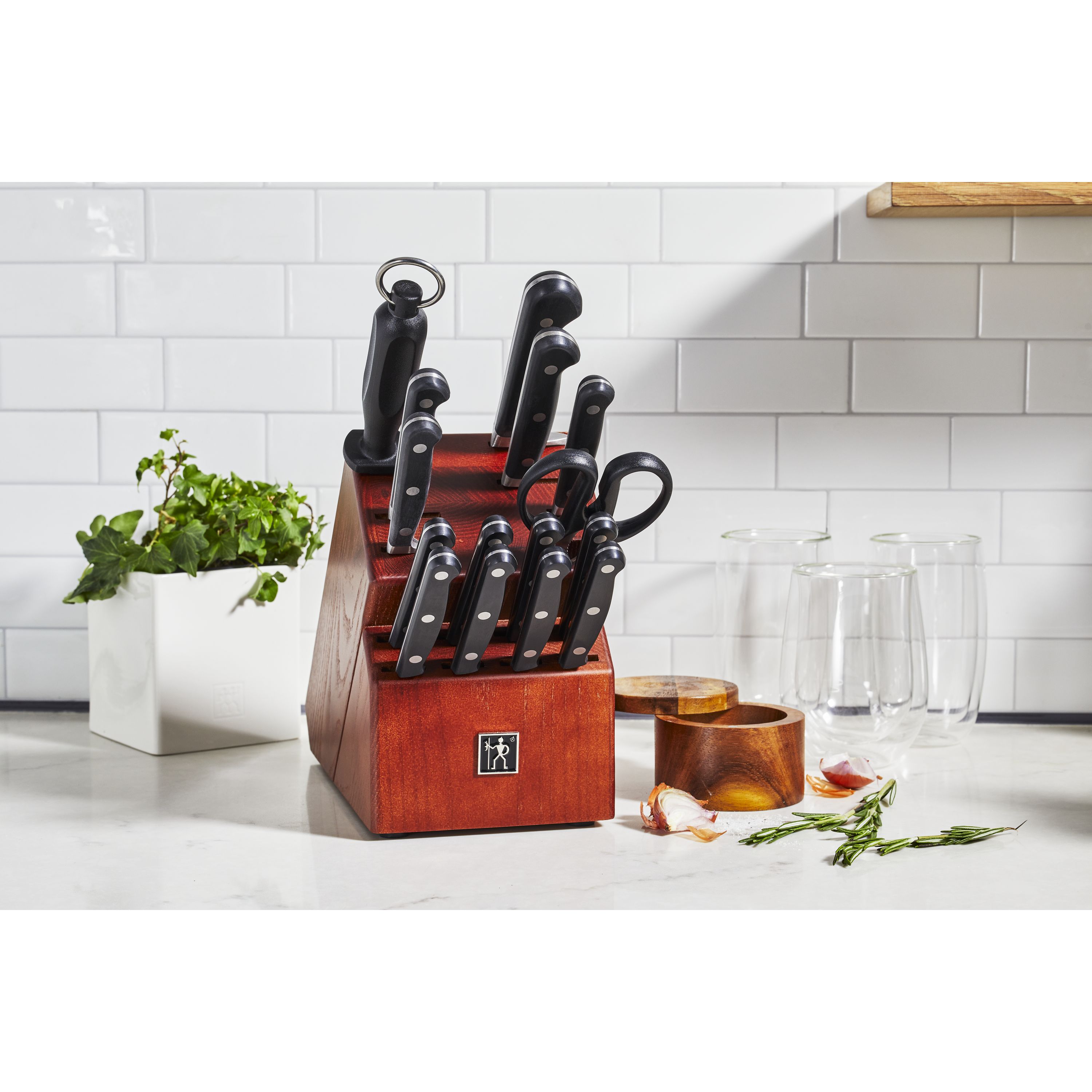 J.A. HENCKELS INTERNATIONAL Forged Synergy 16-pc Knife Block Set - The  Luxury Home Store