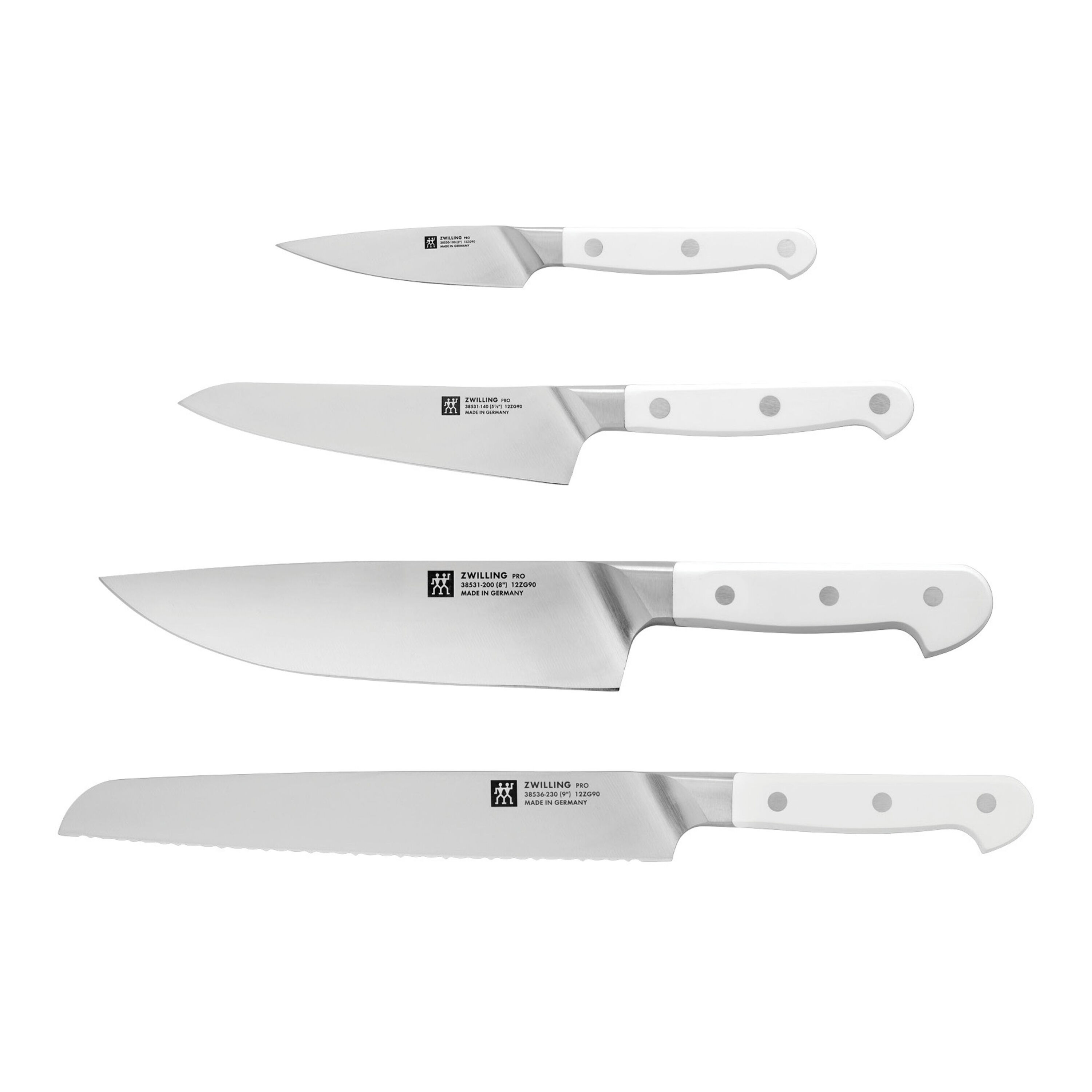 ZWILLING Pro le blanc 4-pc, Knife Set Without Block