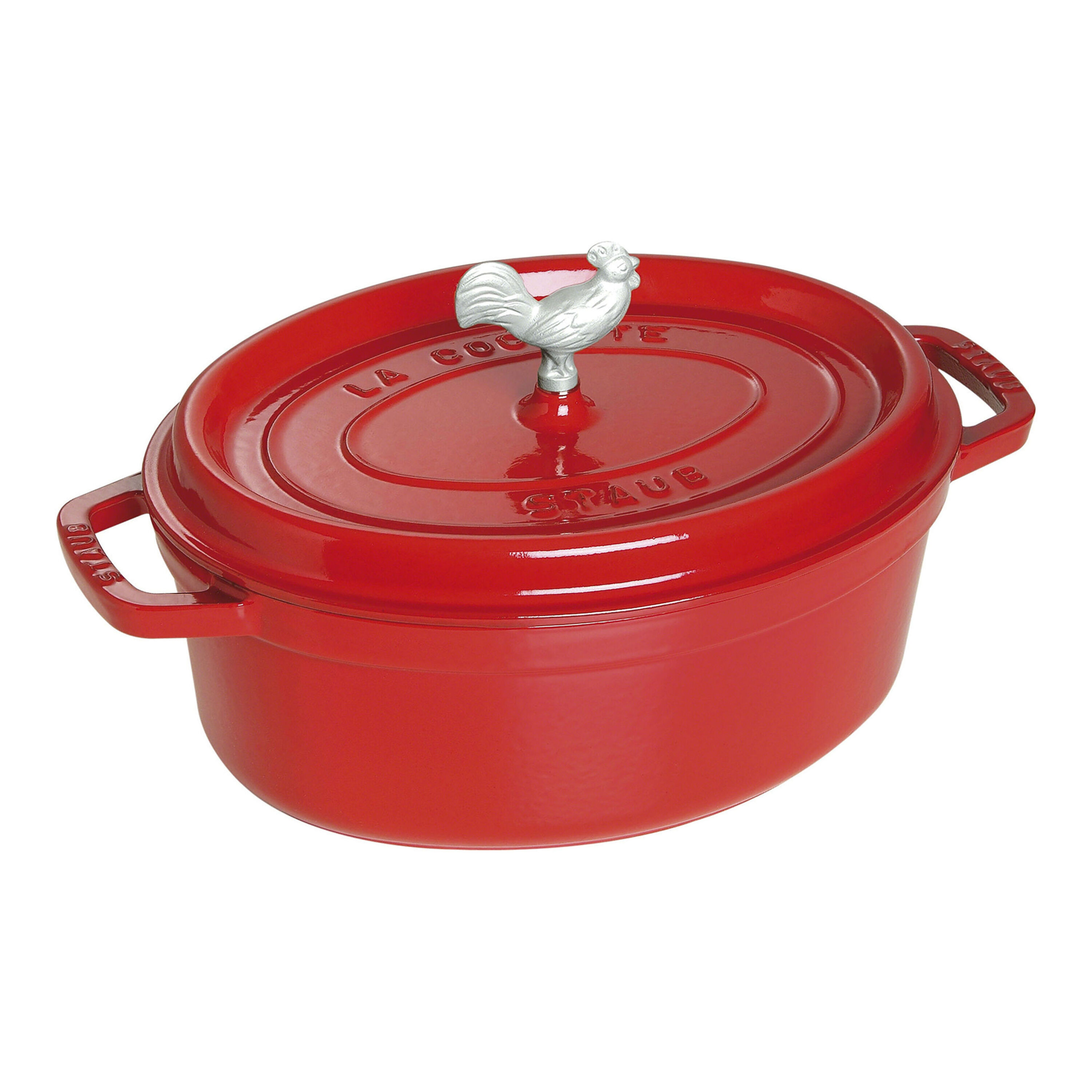 Staub Cast Iron Dutch Oven 5-qt Tall Cocotte, Made in France, Serves 5-6,  White