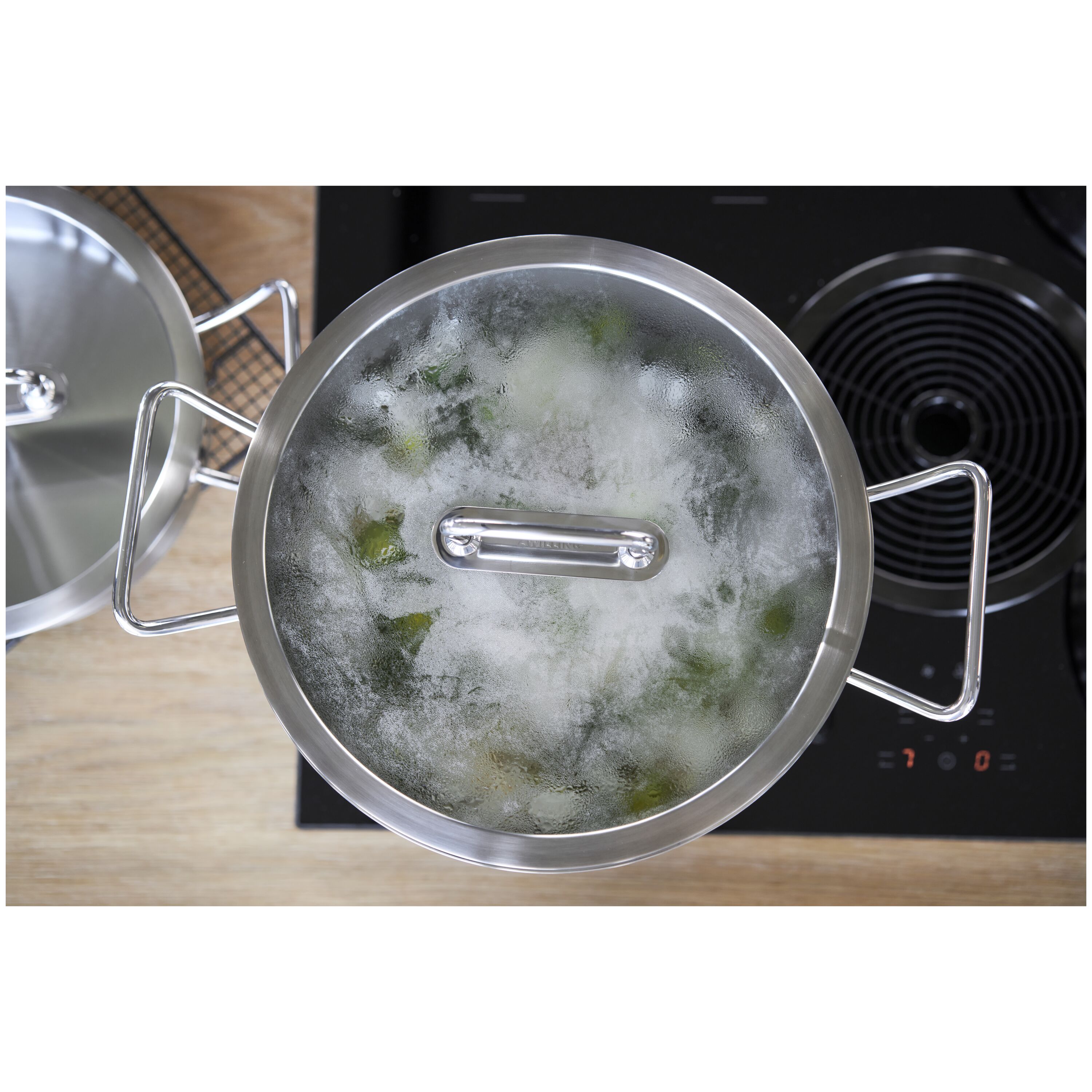 限定ツヴィリング ステンレス ガラス蓋 深型鍋 ストックポット24cm(6L) Amazon｜ZWILLING ツヴィリング 「 プロ ストックポット 深型