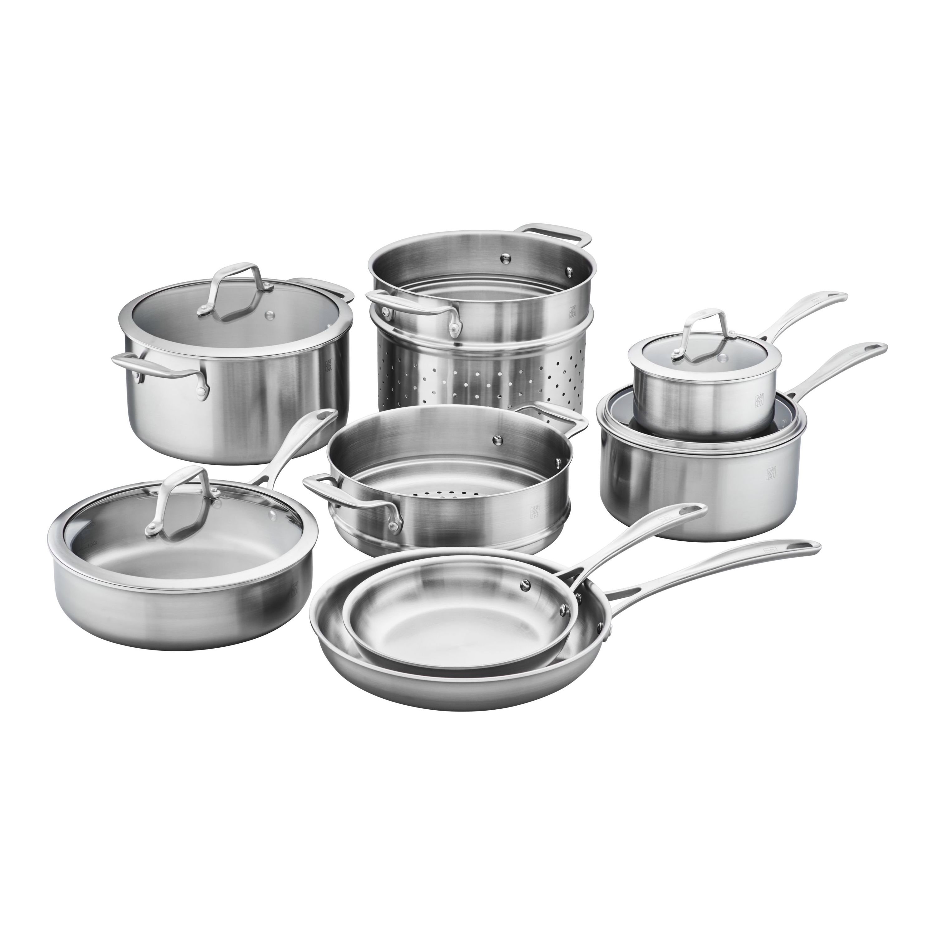 ZWILLING Spirit 3-Ply 12-pc, stainless steel, Cookware Set