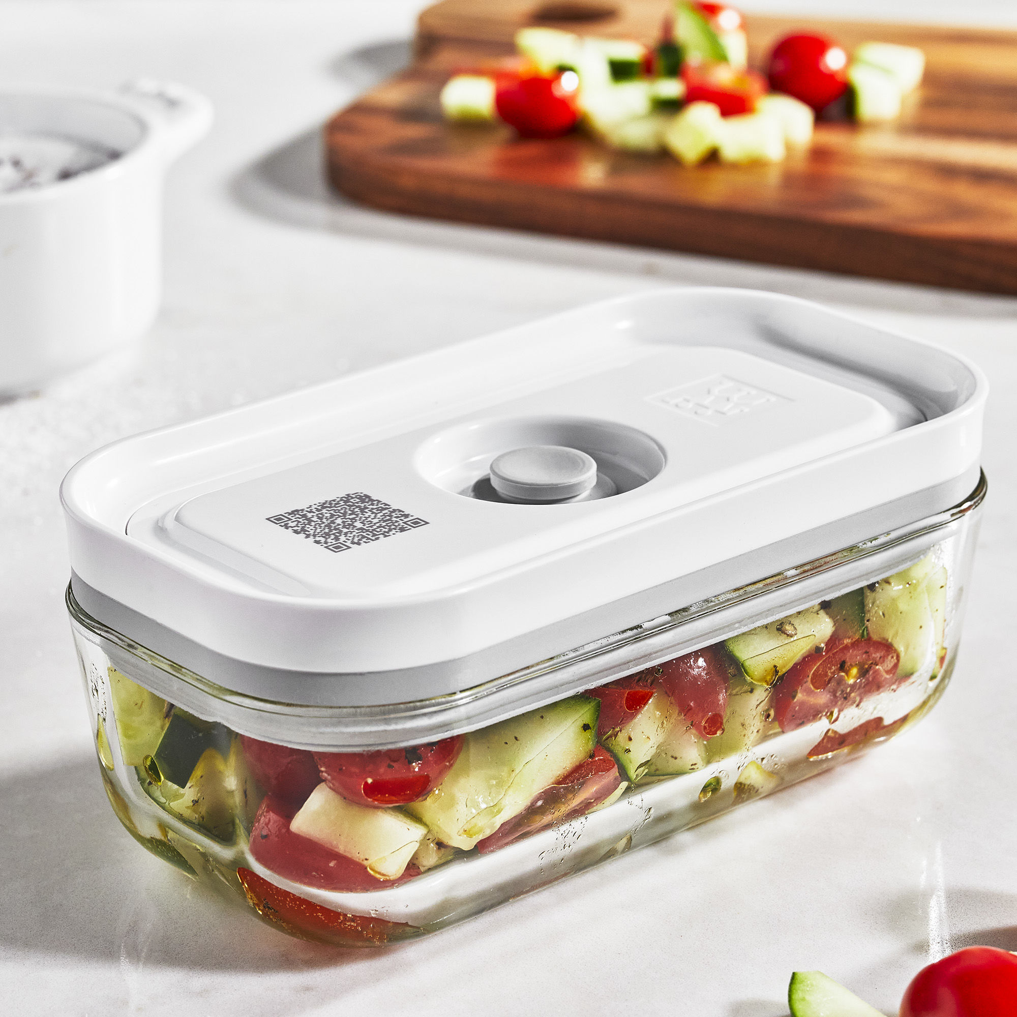 Zwilling Fresh & Save S / 2-pc Small Vacuum Container, Glass, Grey