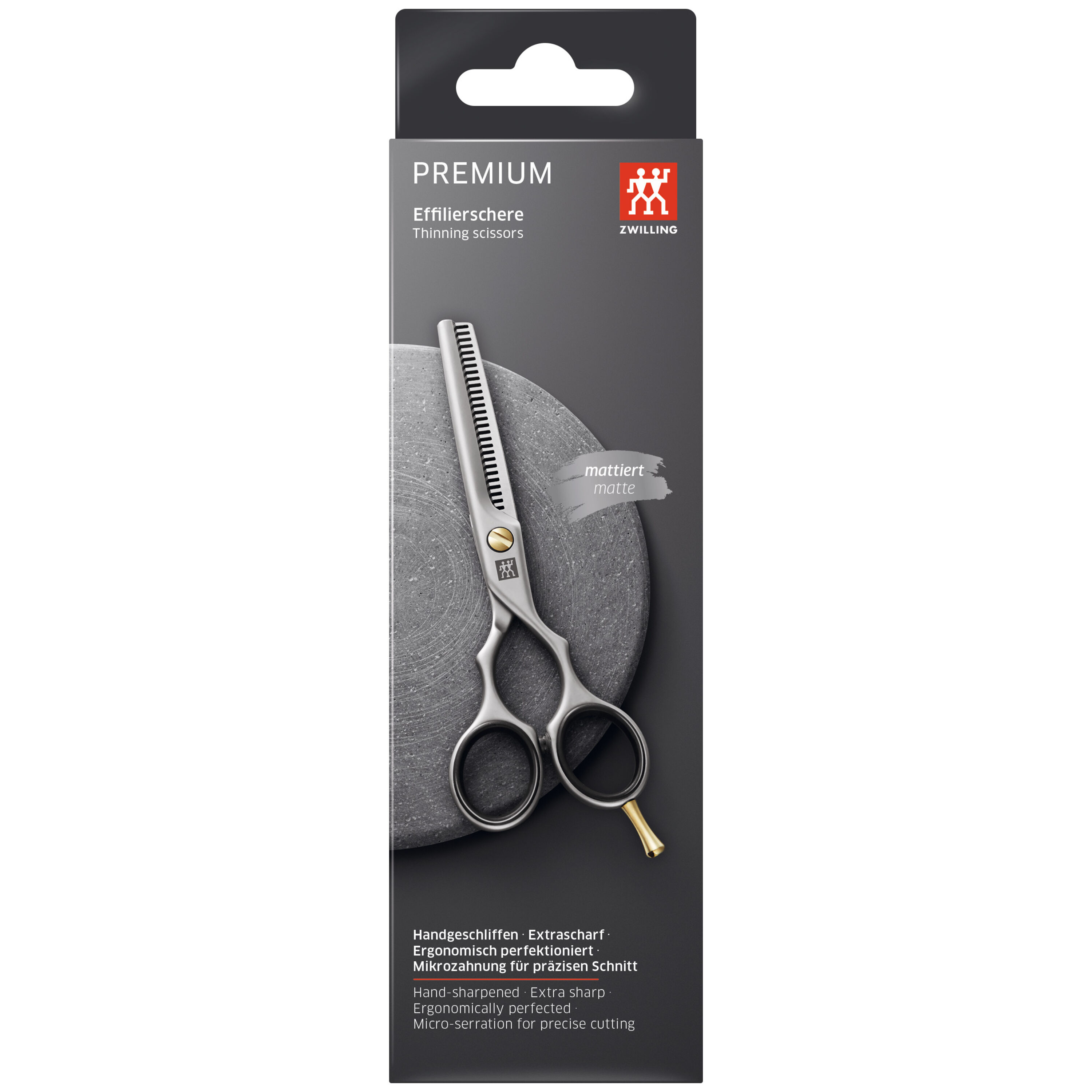 24 Teeth Double Sided Blade Thinning Scissors - Slick Surgico - View #6