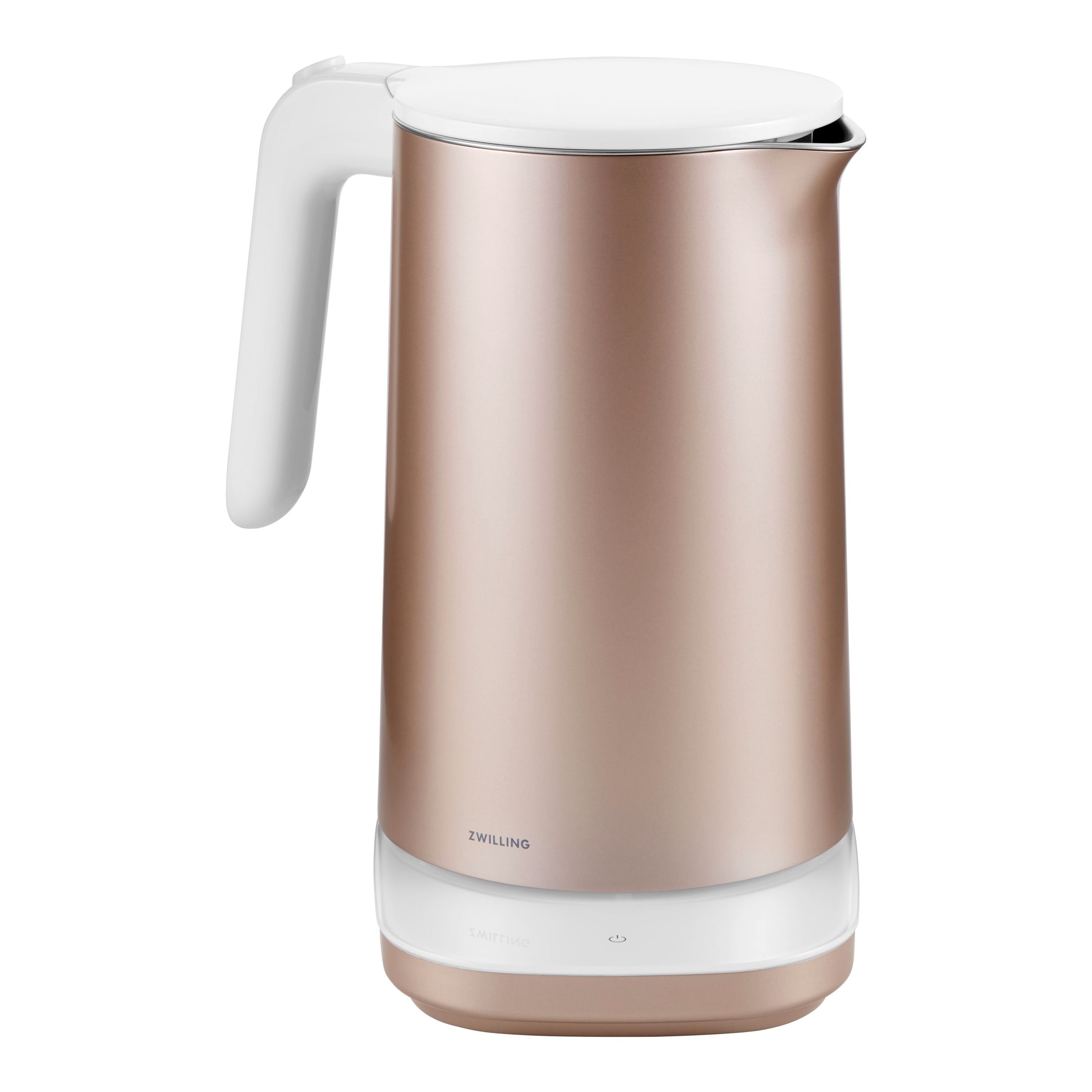 Zwilling Enfinigy 1.56-qt Cool Touch Stainless Steel Electric Kettle Pro, Tea Kettle, Rose