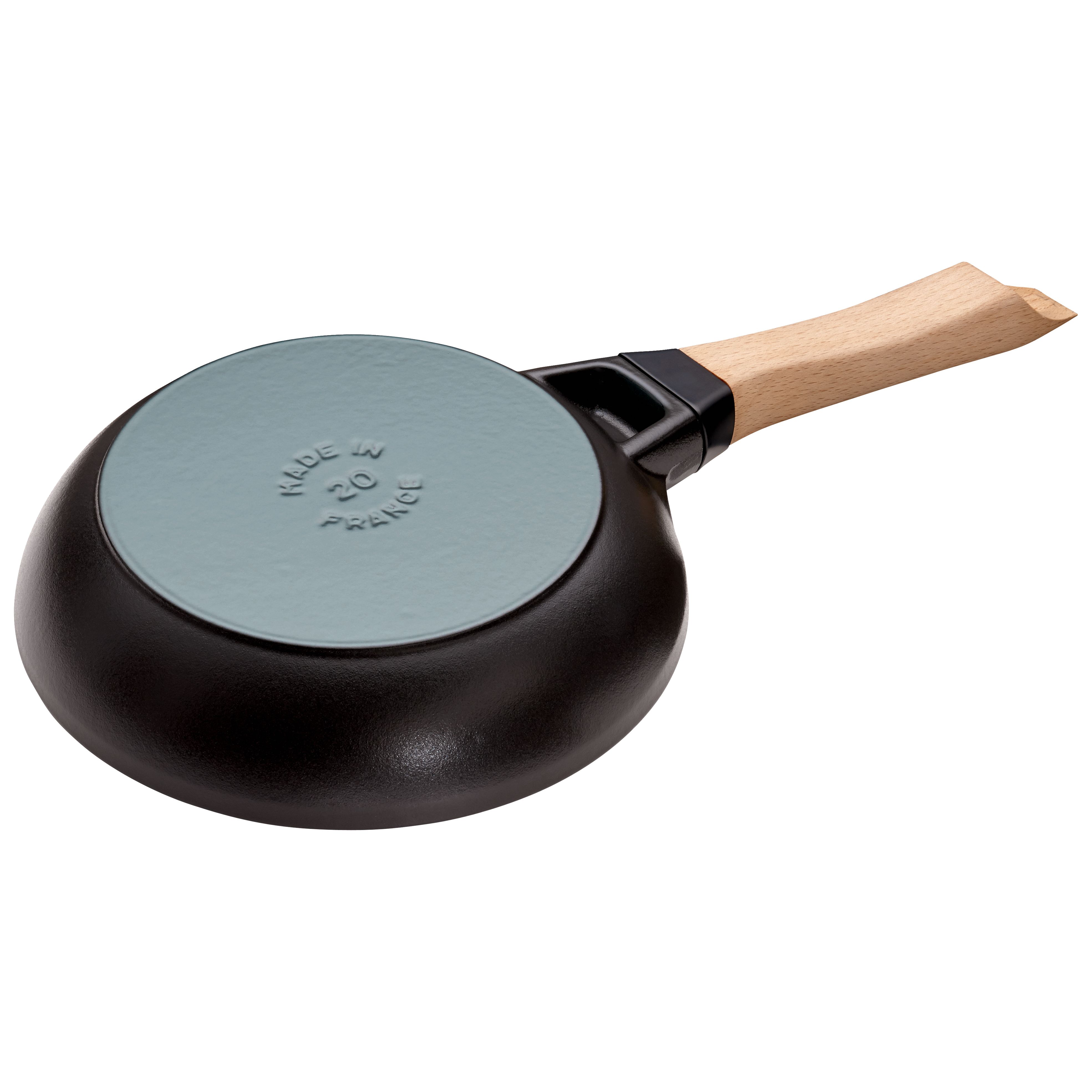 UPIT Master Preseasoned Cast Iron Skillet, Nonstick Rustproof Lightweight  Pan with Wooden Handle, 11 inches