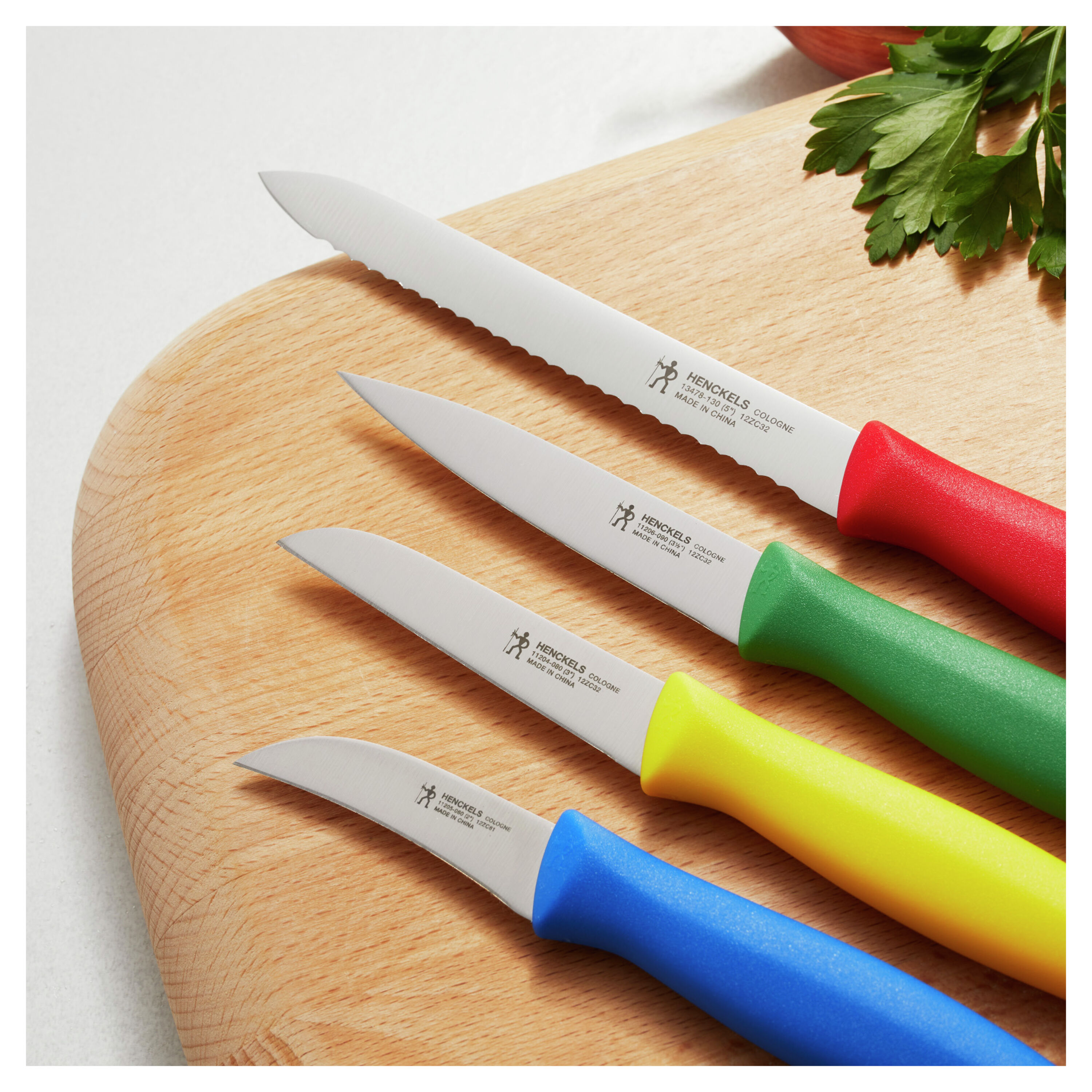 ZWILLING Twin Stainless Steel 4-Piece Multi-Colored Paring Knife Set  38194-000 - The Home Depot