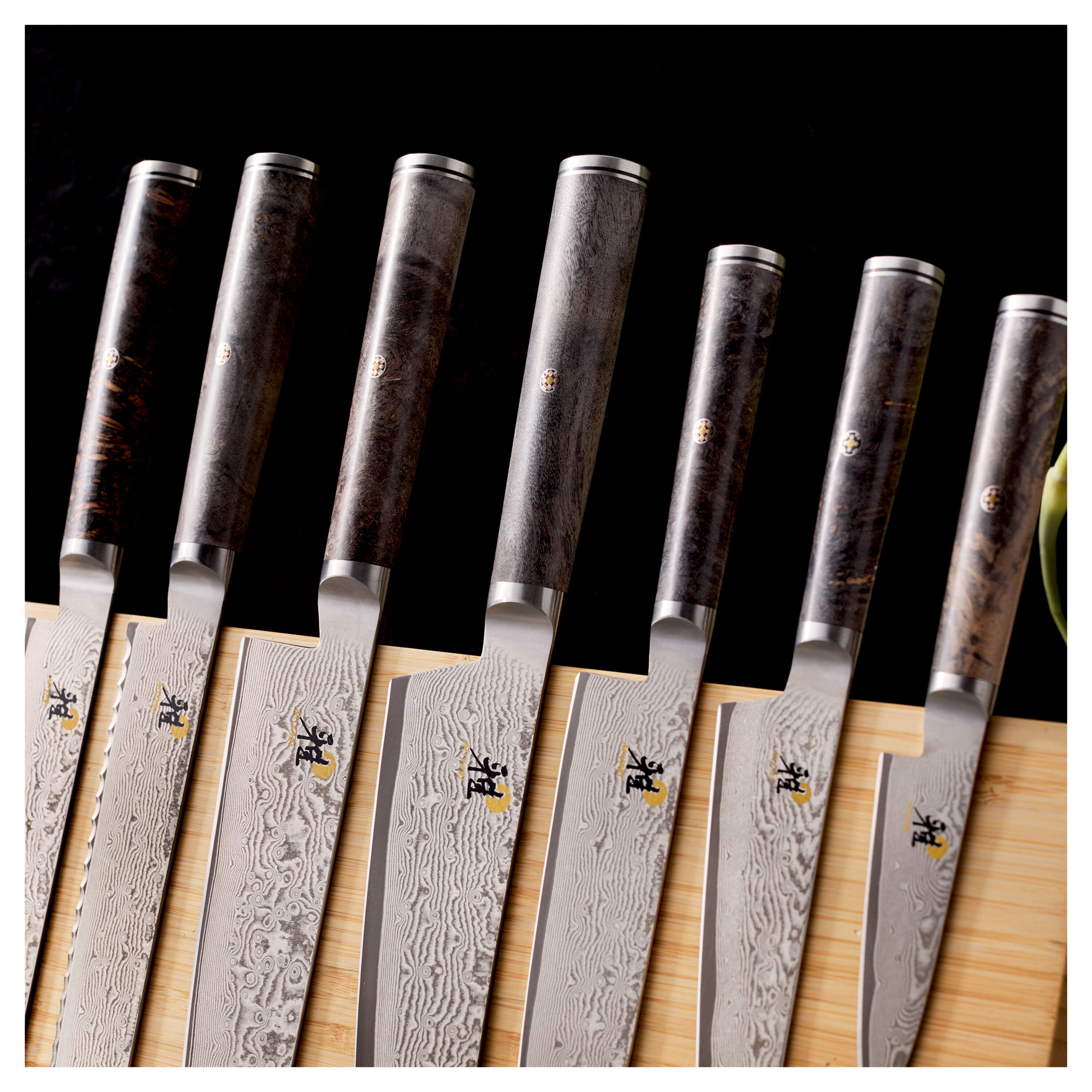 Buy MIYABI BLACK 5000MCD67 10-pc, Knife block set, Brown