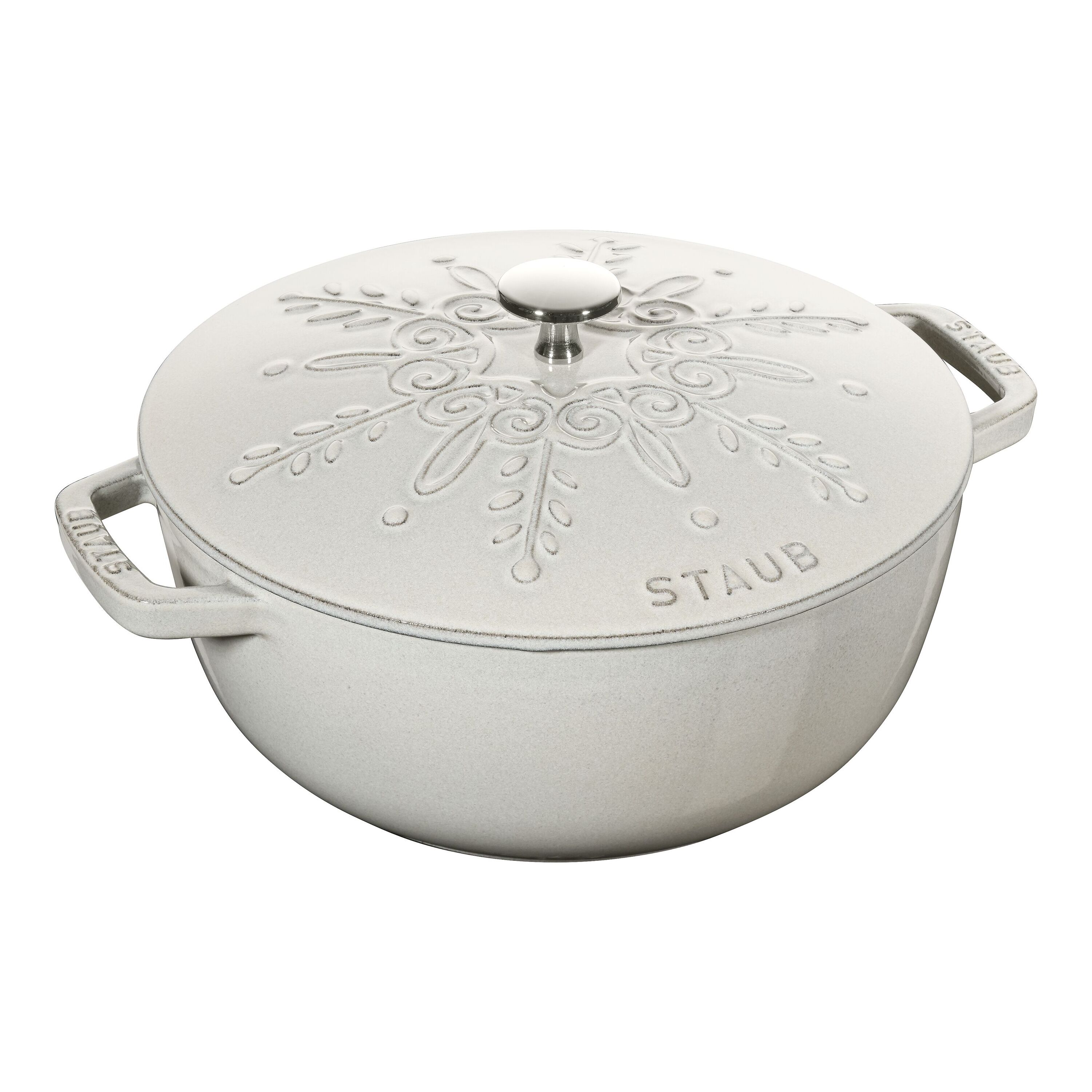 Staub La Cocotte 3.6 l round French oven, white truffle Official