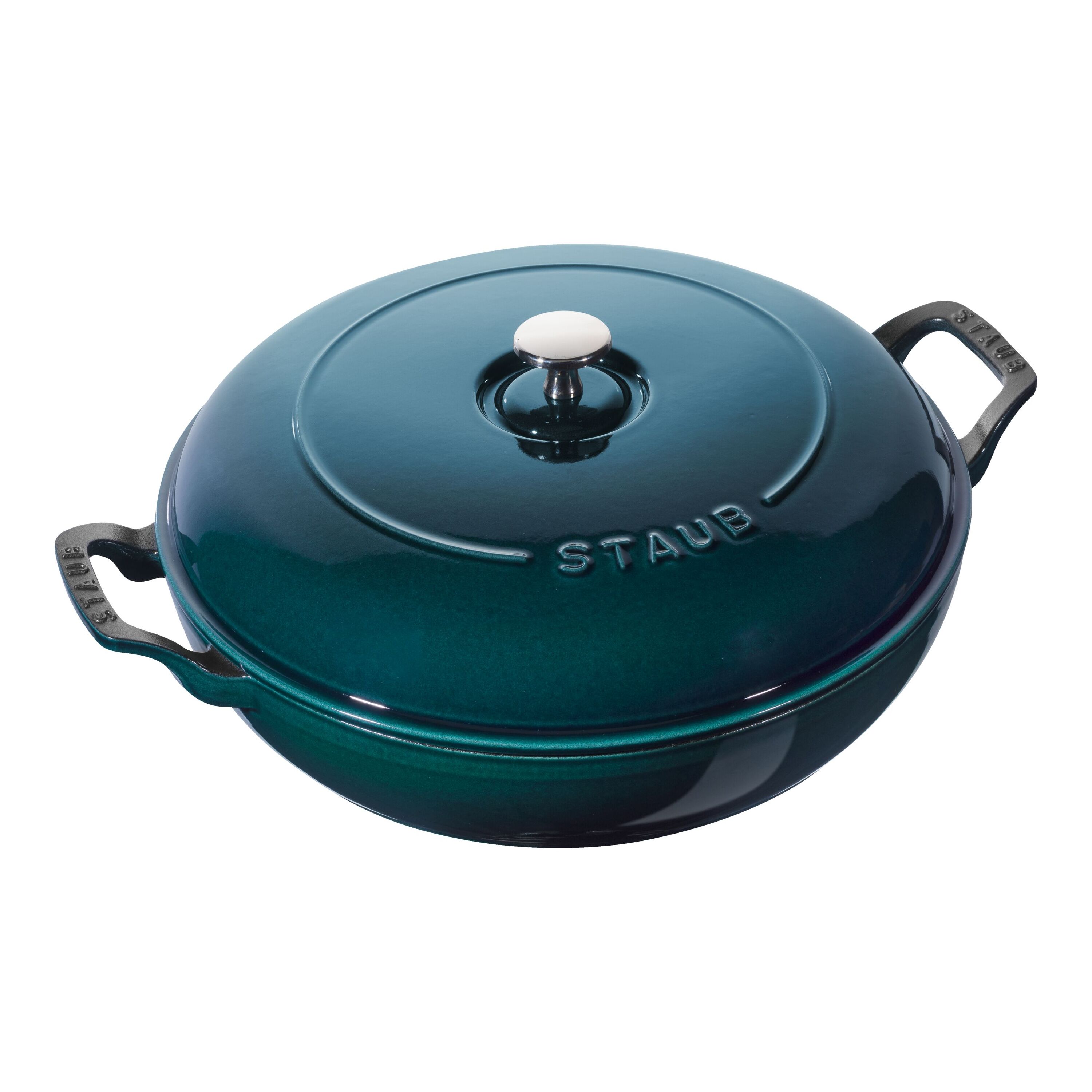 Staub Cast Iron 12inch, Saute pan, la mer Official ZWILLING Shop