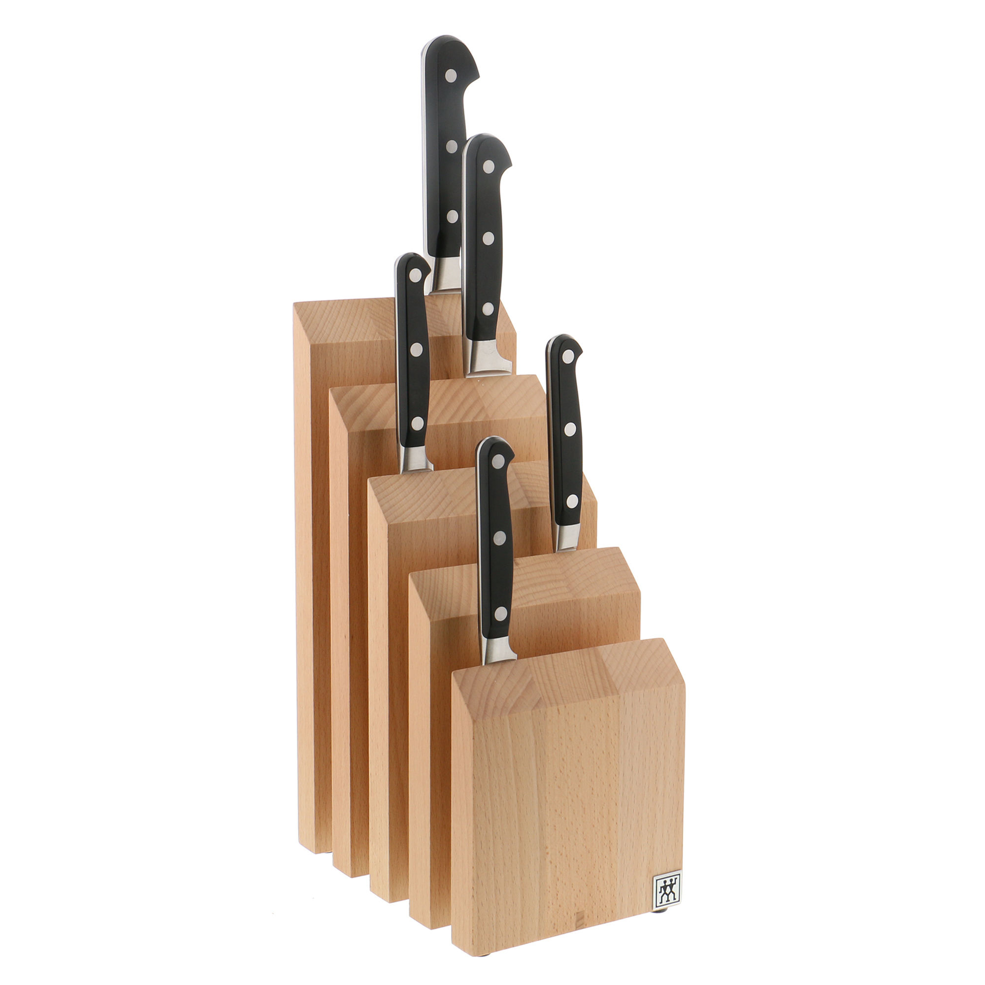 Zwilling Storage Beechwood, Upright Italian Magnetic Block - Natural