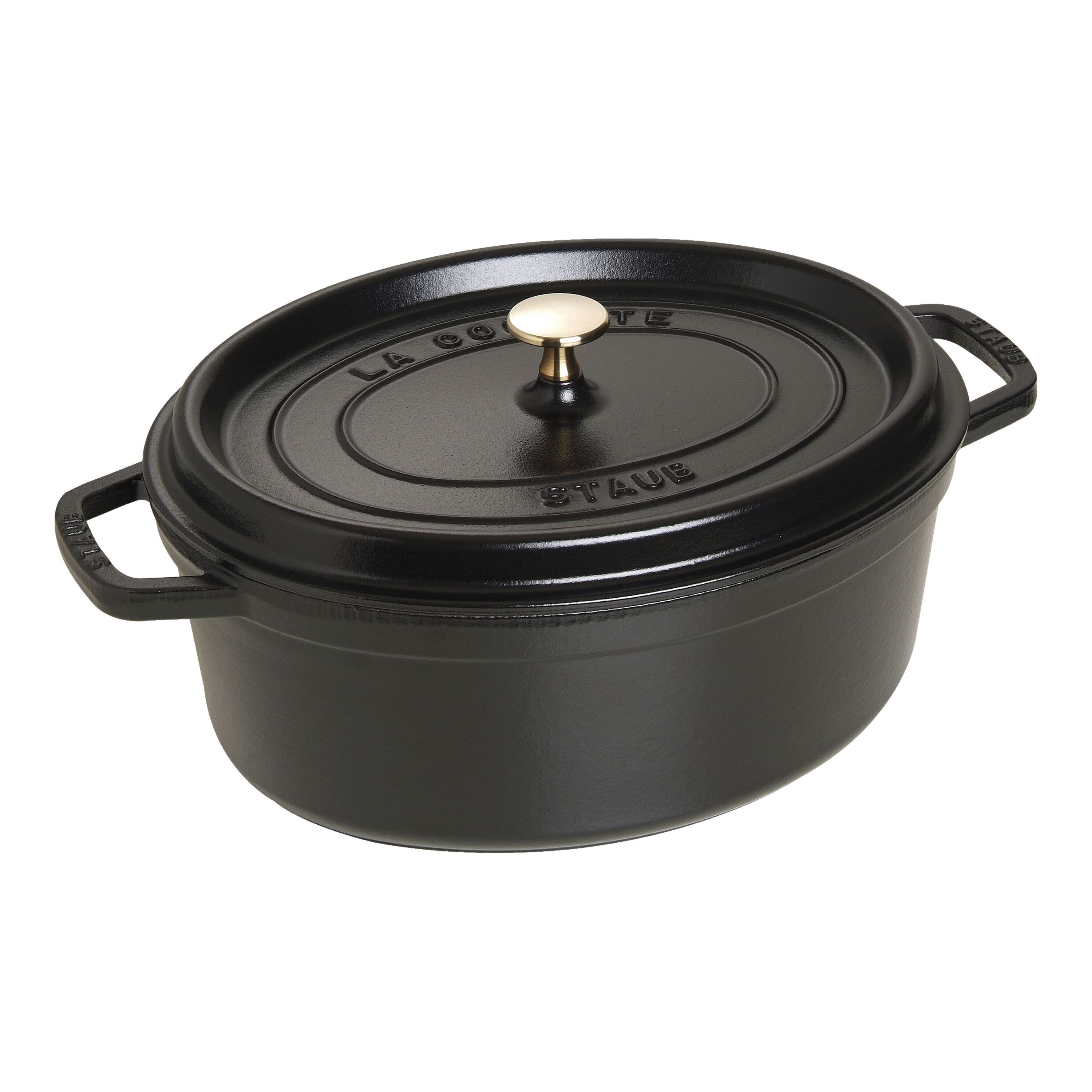 Staub Dutch Oven - 9-qt Cast Iron Cocotte - Matte Black – Cutlery and More