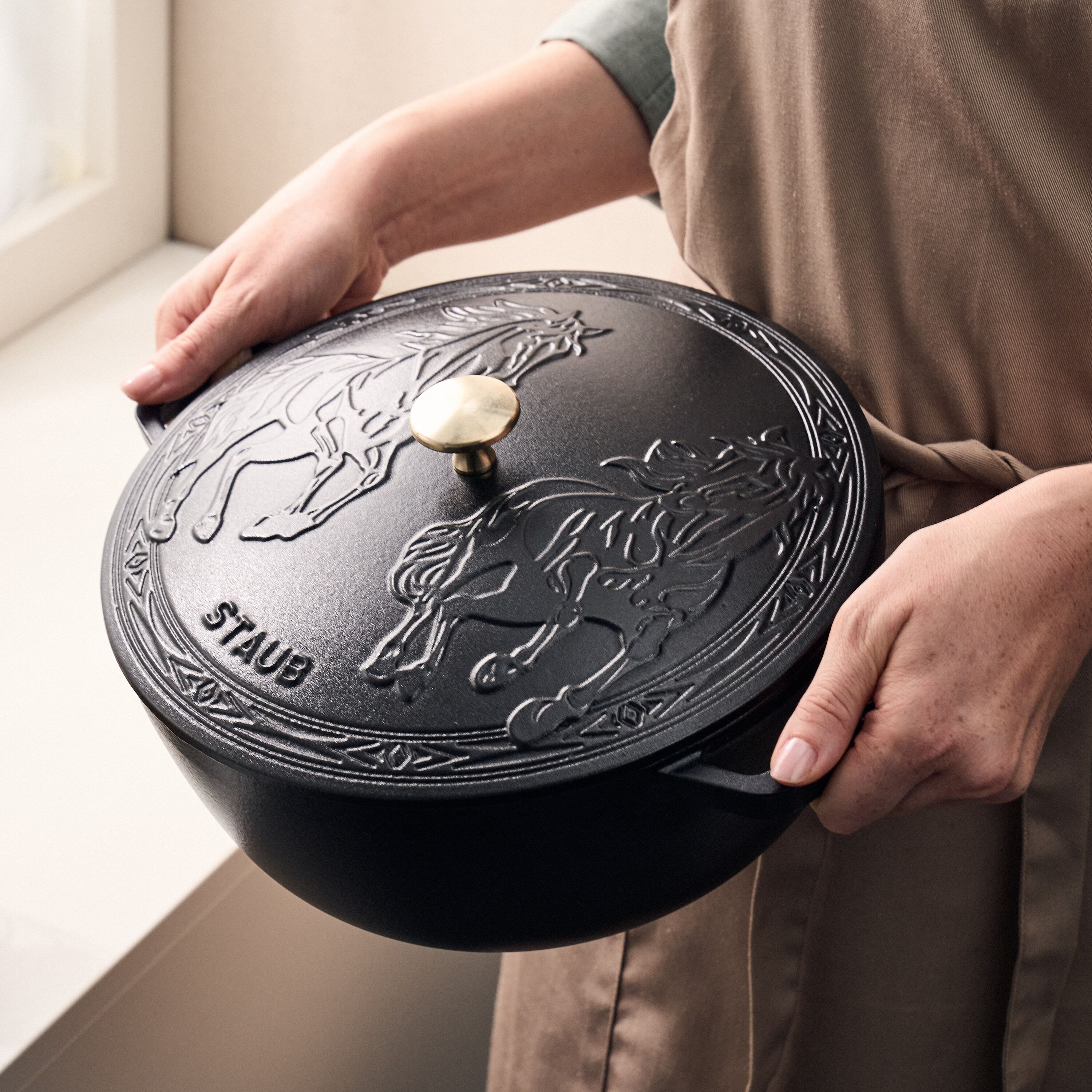 ストウブ 鋳物ホーロー鍋 Wa-NABE・フレンチオーブン 馬