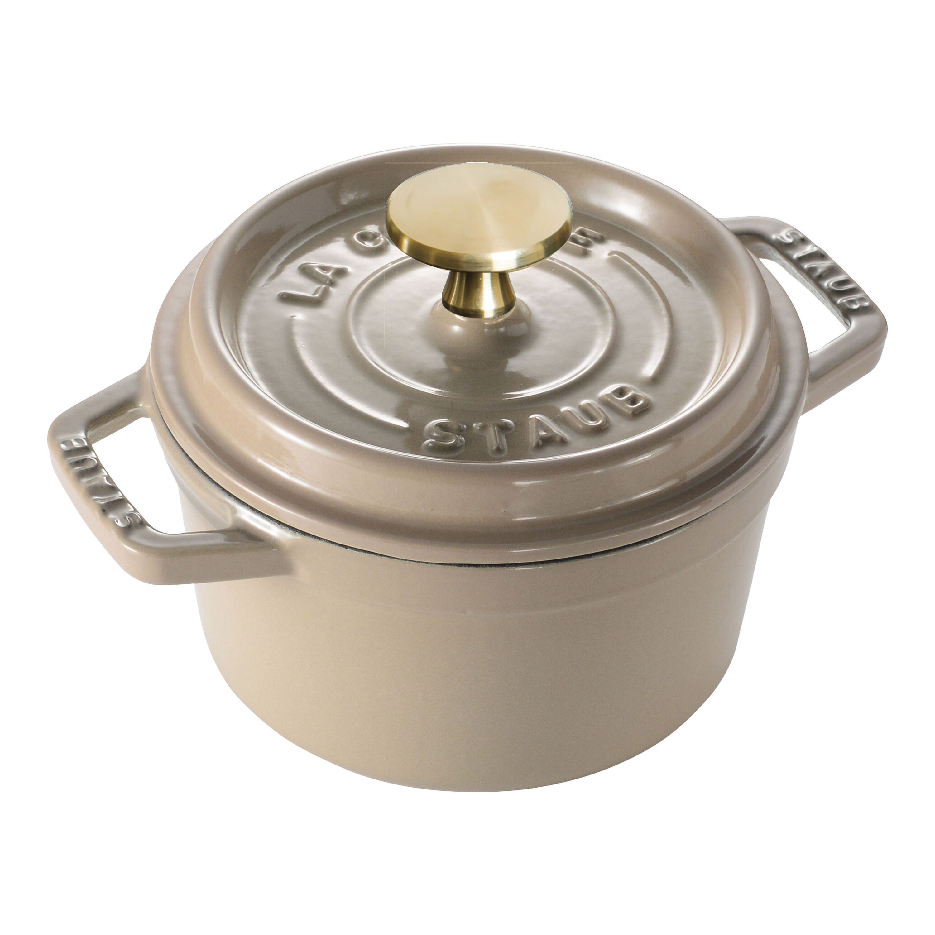 ストウブ　staub ラウンド　14cm リネン ストウブ 鋳物ホーロー鍋 ピコ・ココット 14 cm, ラウンド, リネン