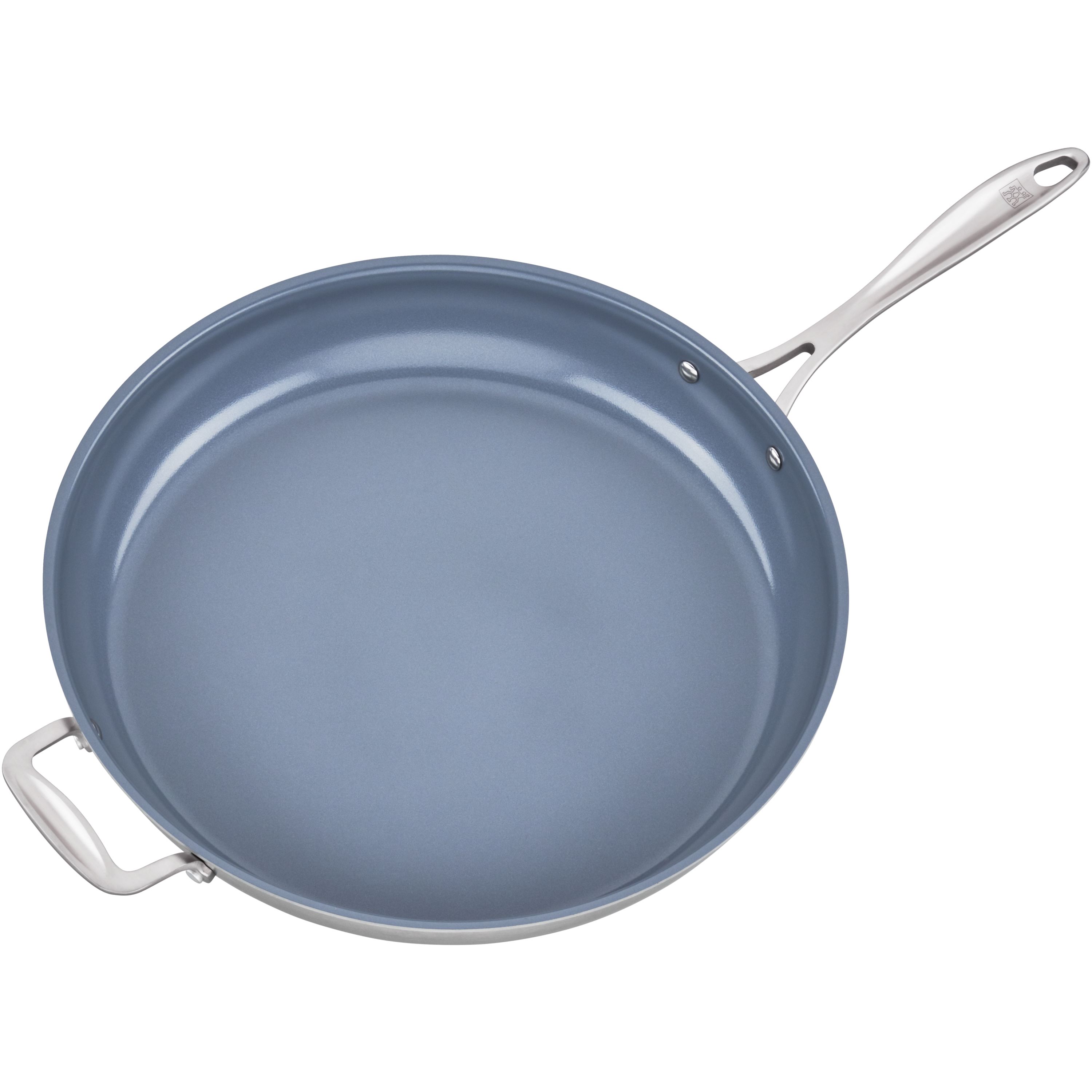 Zwilling Spirit Ceramic Nonstick 14-Inch, 18/10 Stainless Steel, Non-Stick, Frying Pan