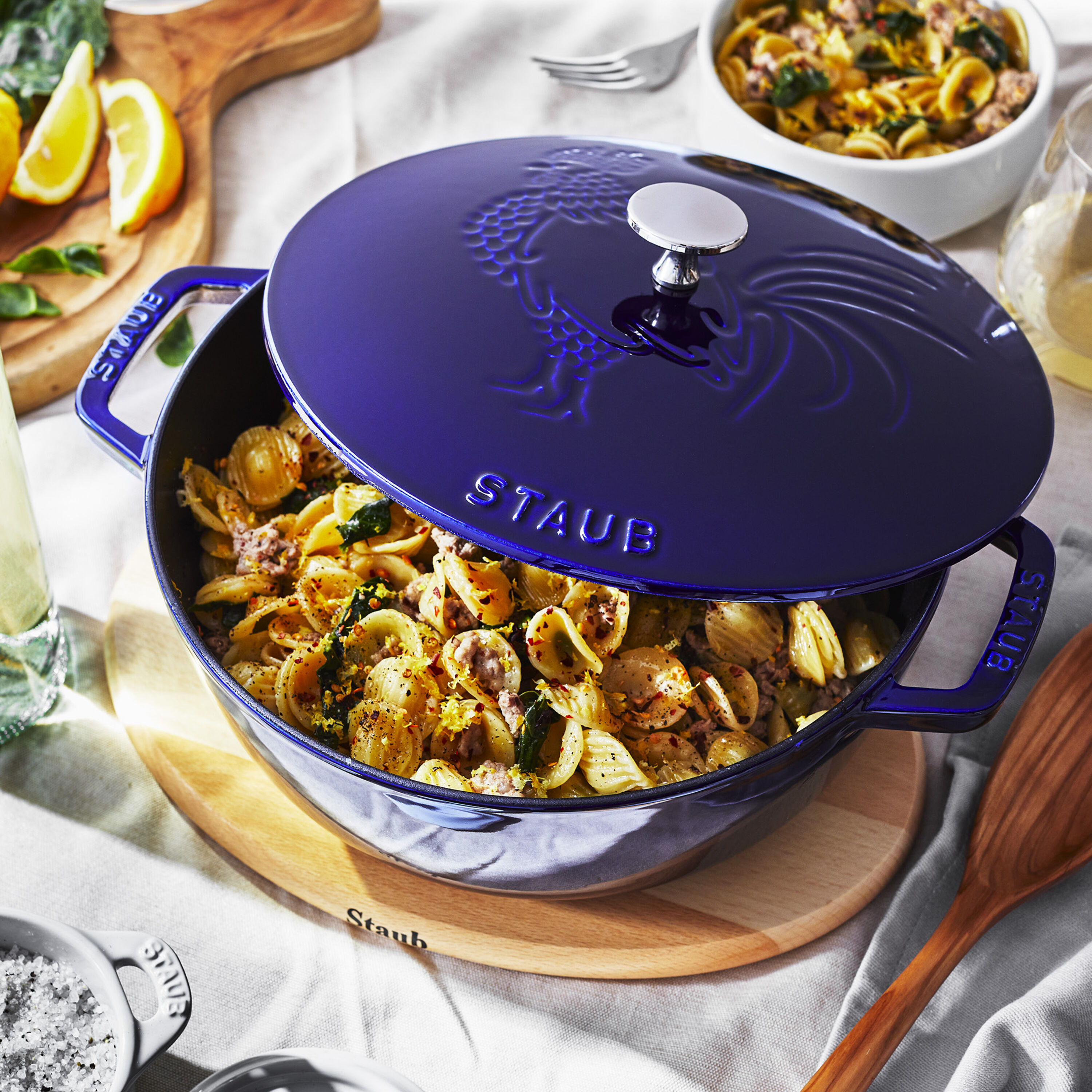 Buy Staub Cast Iron French oven rooster | ZWILLING.COM