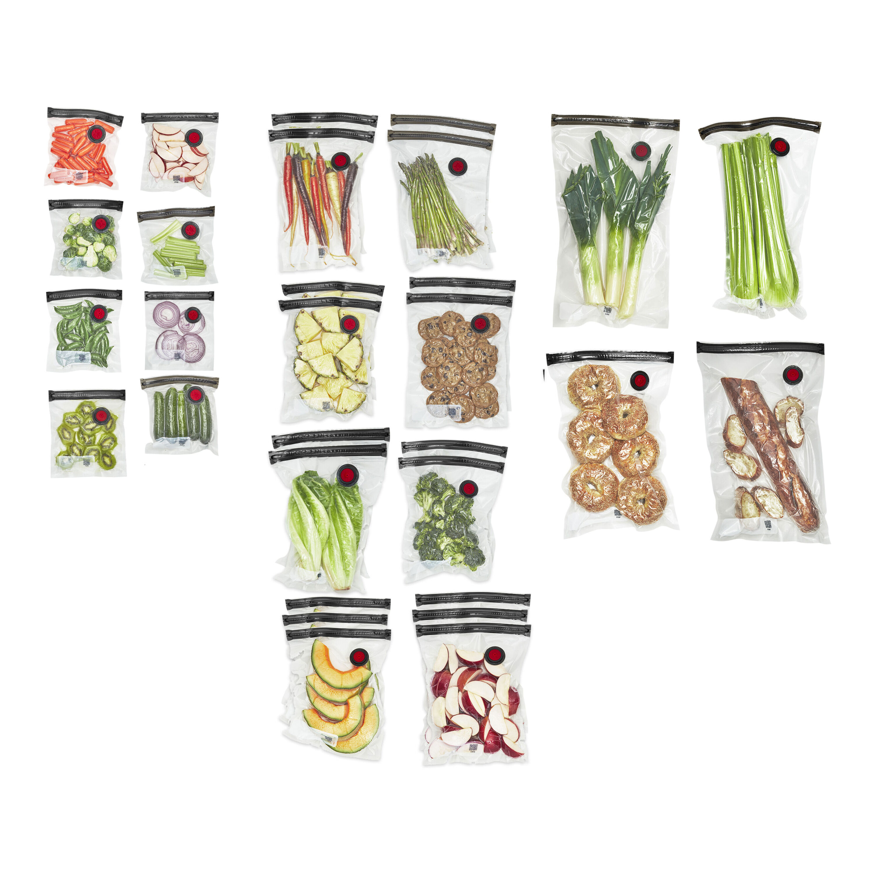 ZWILLING Fresh & Save S/M/L / 30-pc Vacuum Bag Set, Plastic
