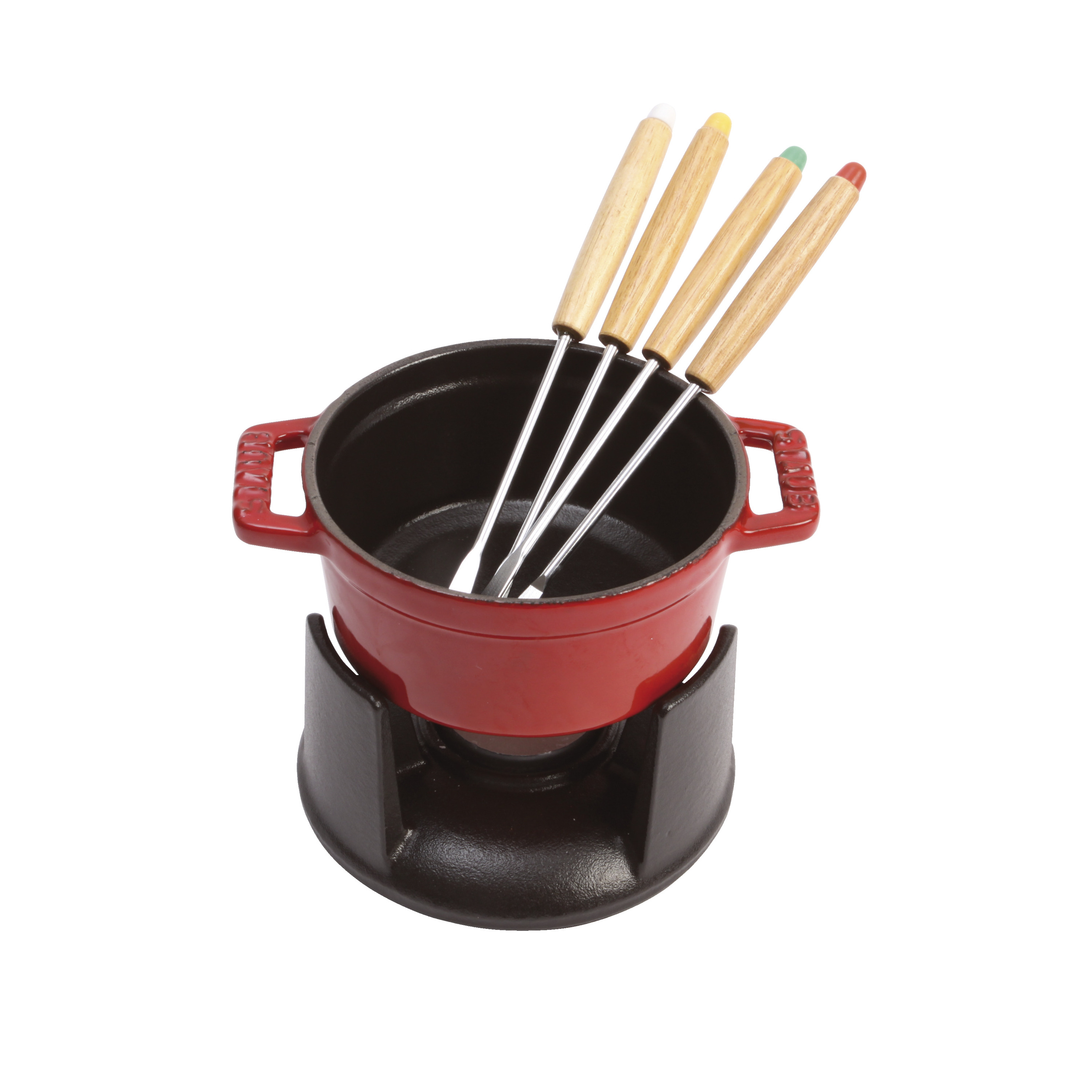 staub フォンデュセット 10 cm チェリー♩ 40509-900-0_4.jpg