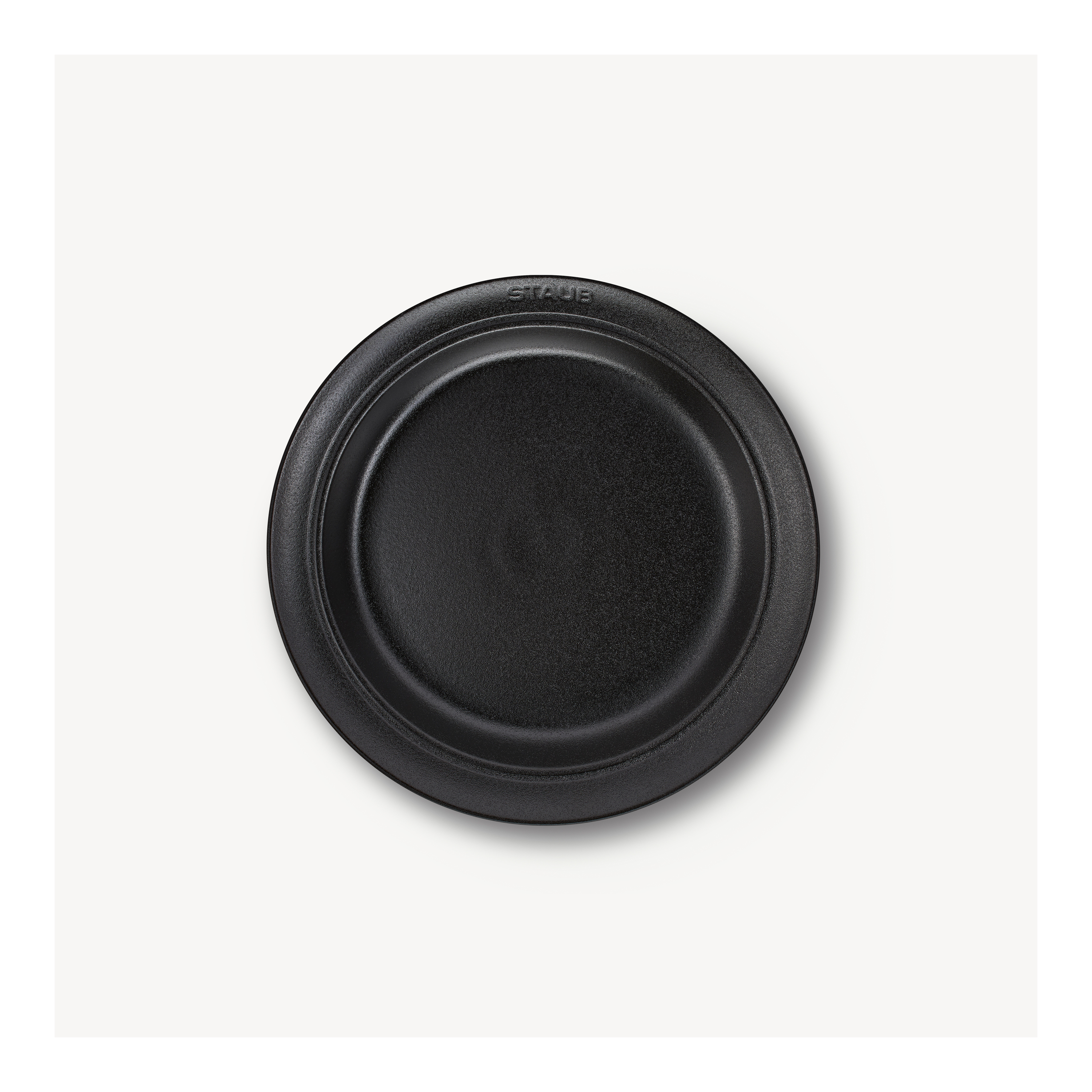 ストウブ Dining Line ディーププレート 24 cm, セラミック, ブラック