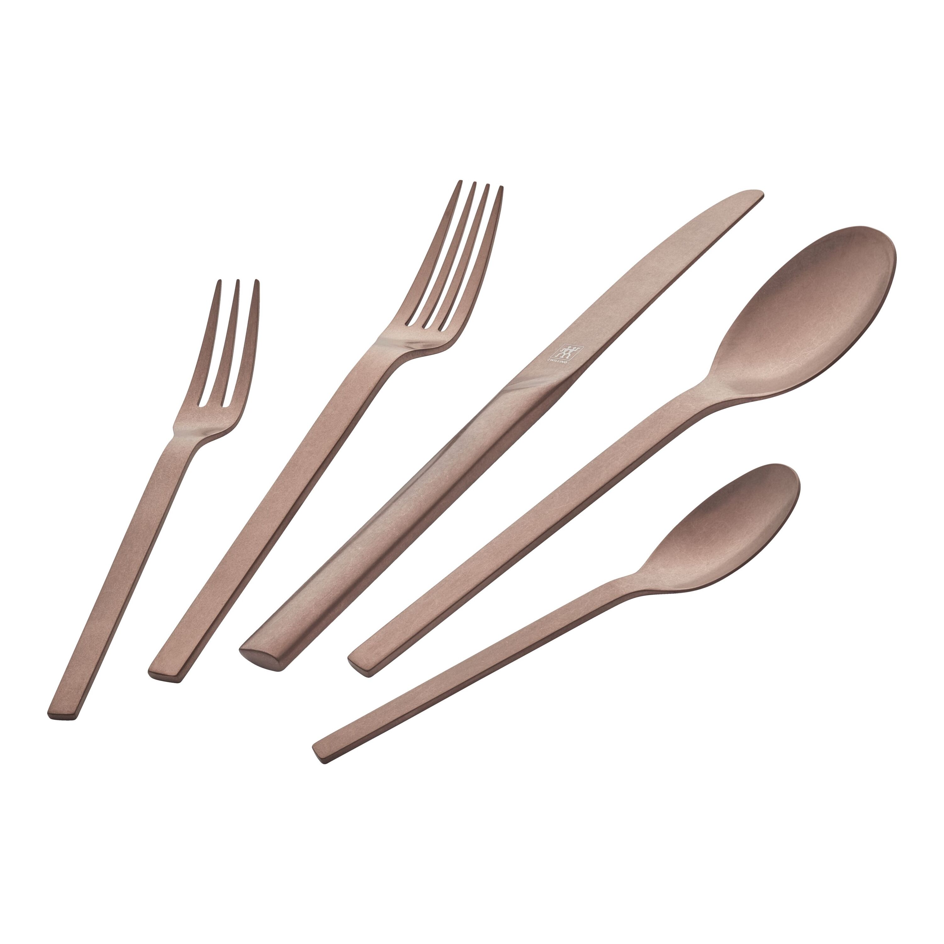 Oneida Adjacent Midnight Set Posate 20 Pezzi 1,4 Kg - Bicolore Nero E Acciaio Inossidabile 18/0, Design Affusolato - 4