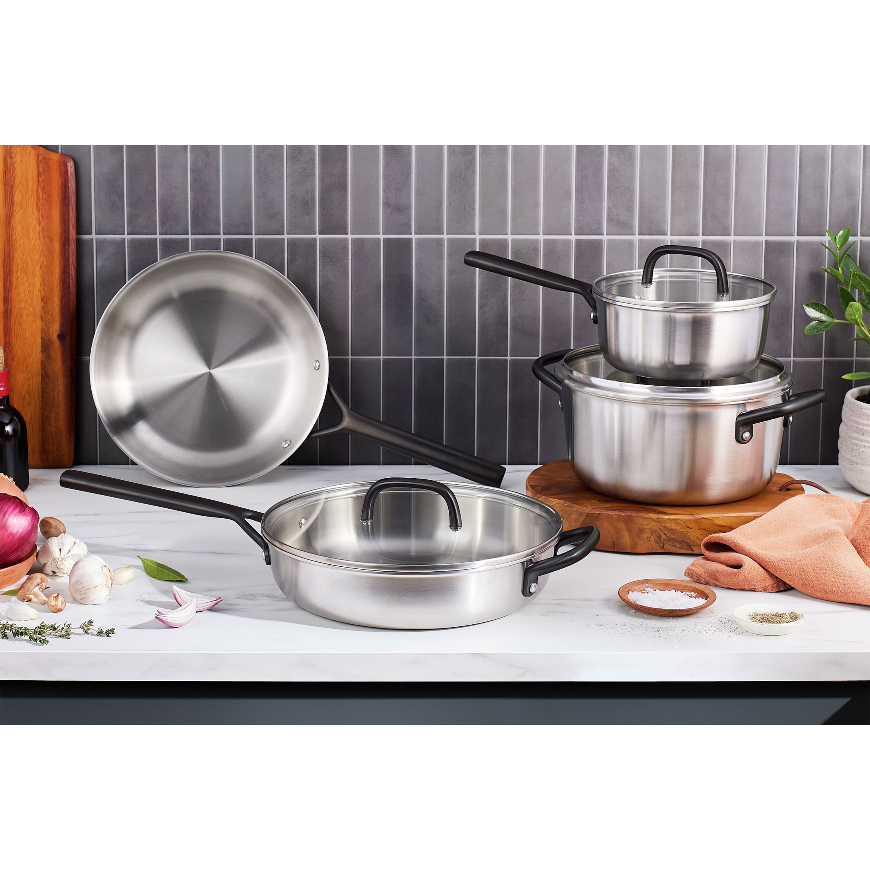 Buy ZWILLING Milano Stainless Steel Pots and pans set | ZWILLING.COM