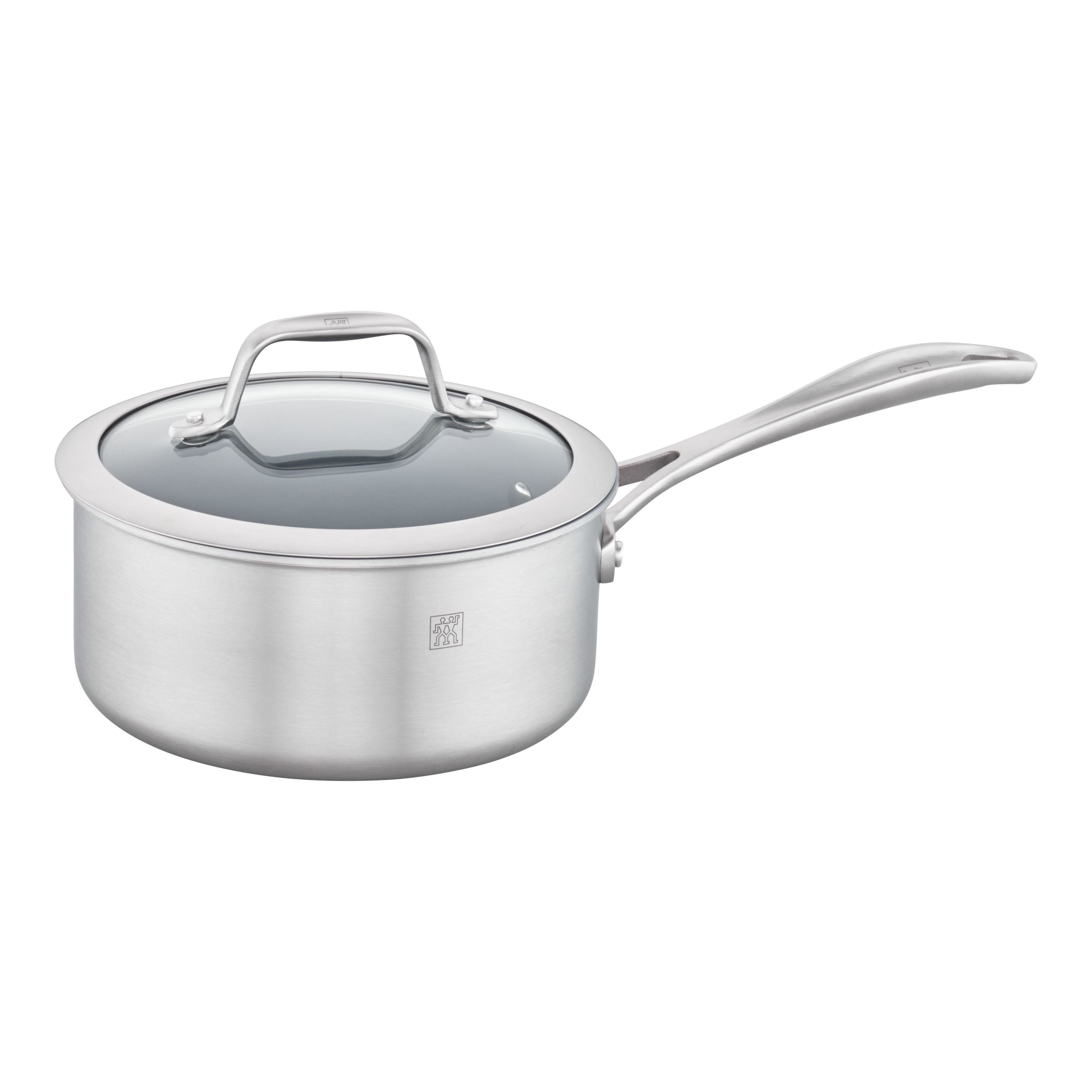 2Qt Saucepan with Lid 18/10 Stainless Steel Nonstick Sauce Pan Pot