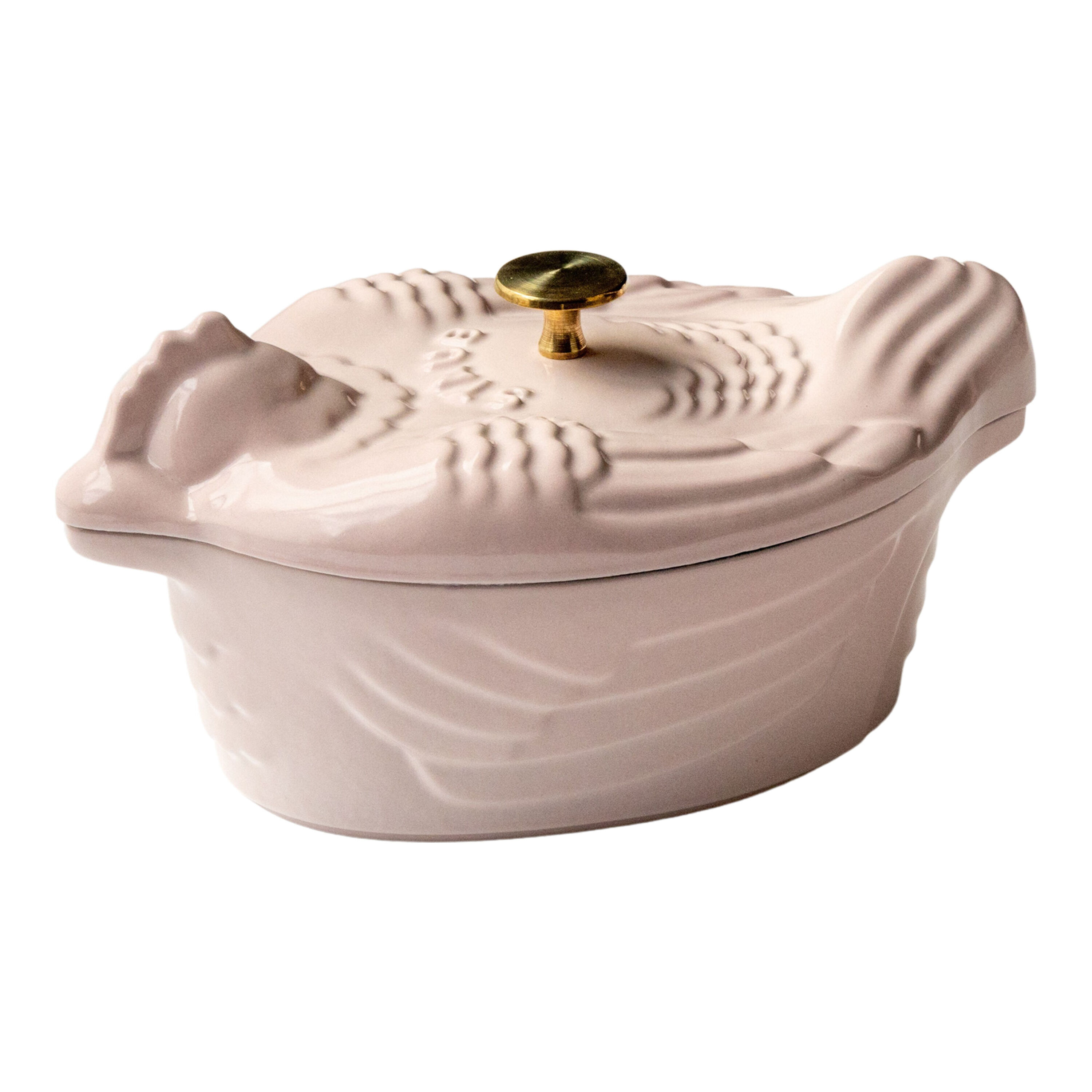 staub ストウブ　スモールチキン　ココット　ソルベローズ ストウブ 鋳物ホーロー鍋 スモールチキンココット 11 cm, チキン