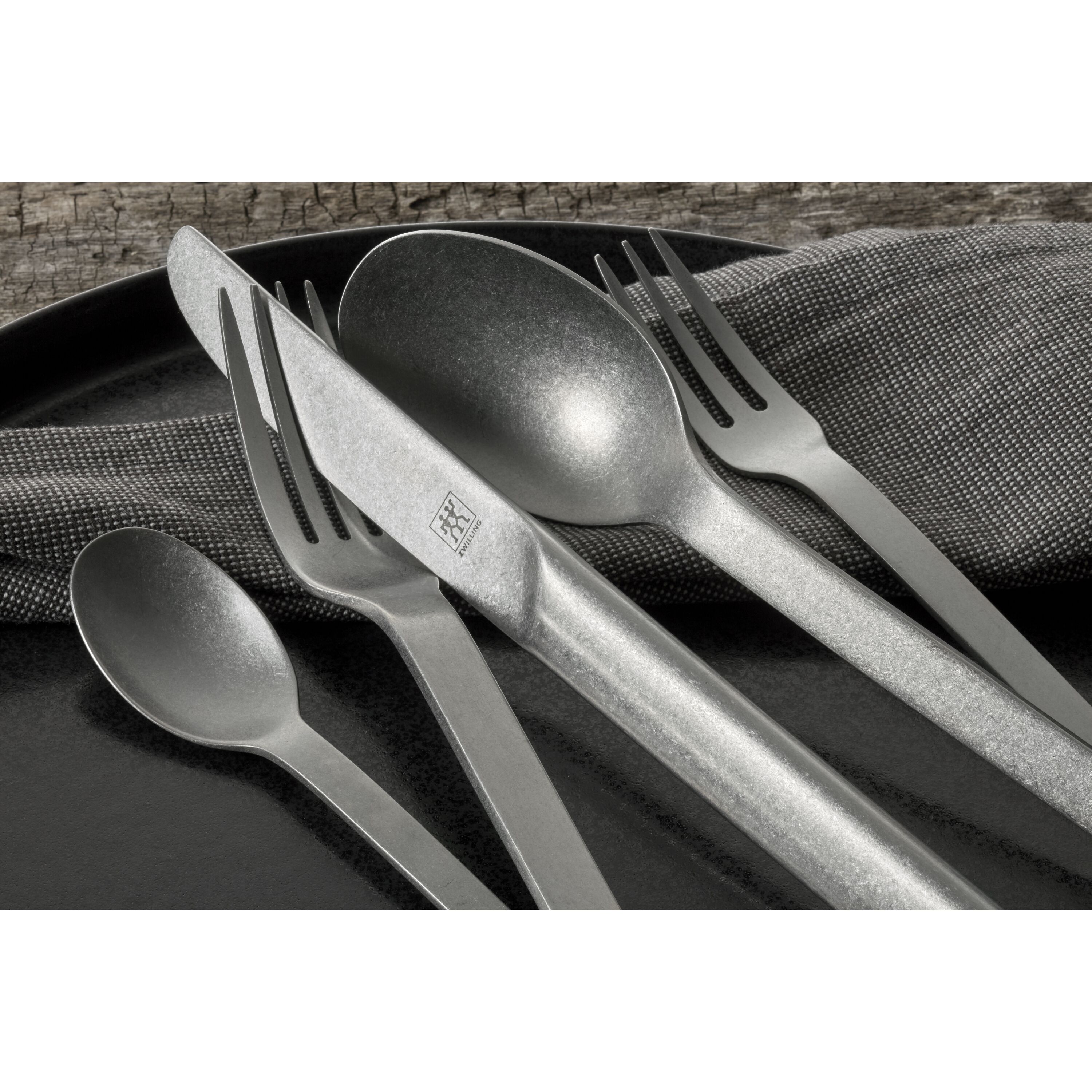 Zwilling Set Di Posate Per Spaghetti 2 Pezzi - Dinner 07150-170-0 - Forchetta E Cucchiaio In Acciaio Inox