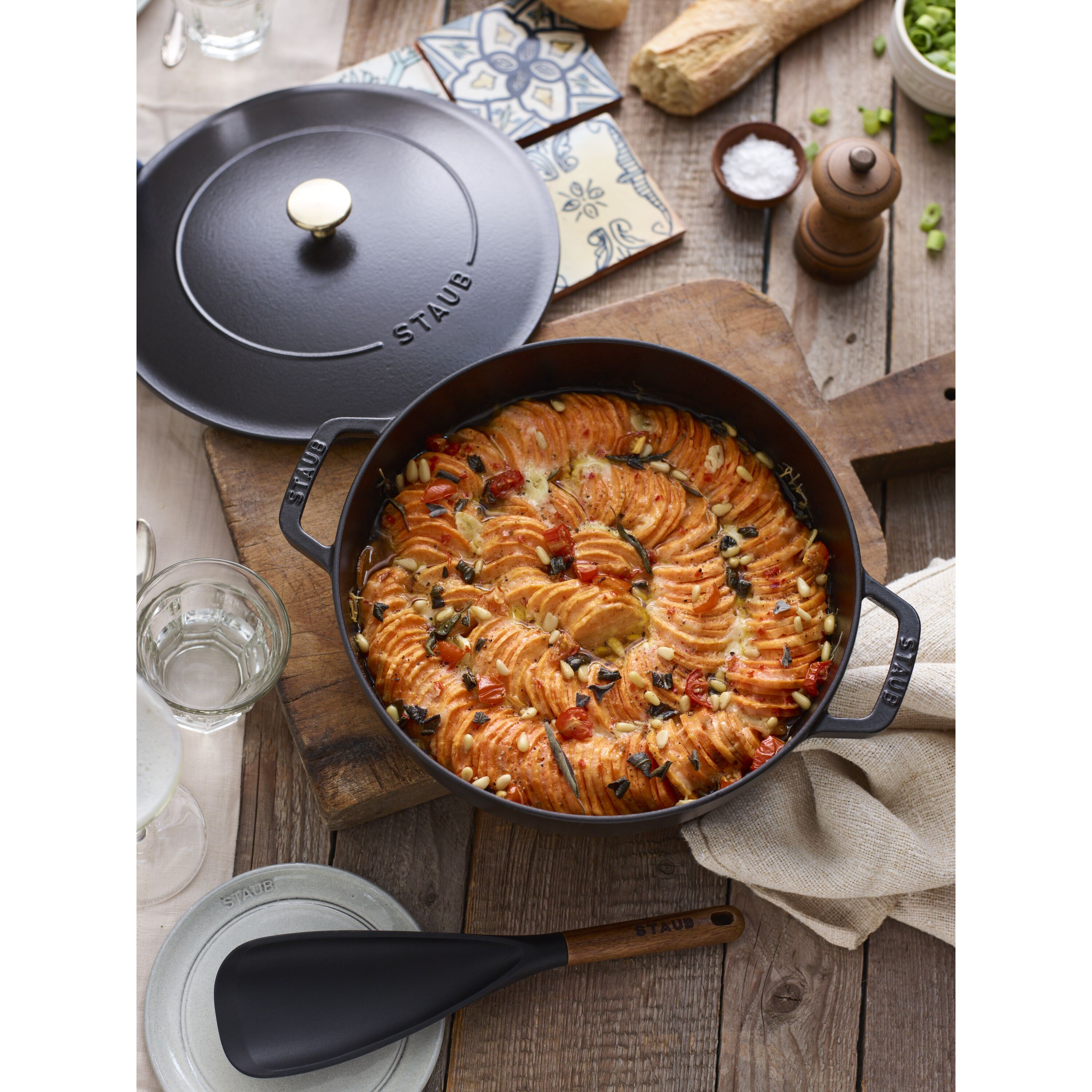 STAUB ブレイザー ソテーパン 30cm グレー ストウブ ブレイザー・ソテーパン ブレイザー・ソテーパン Chistera 24
