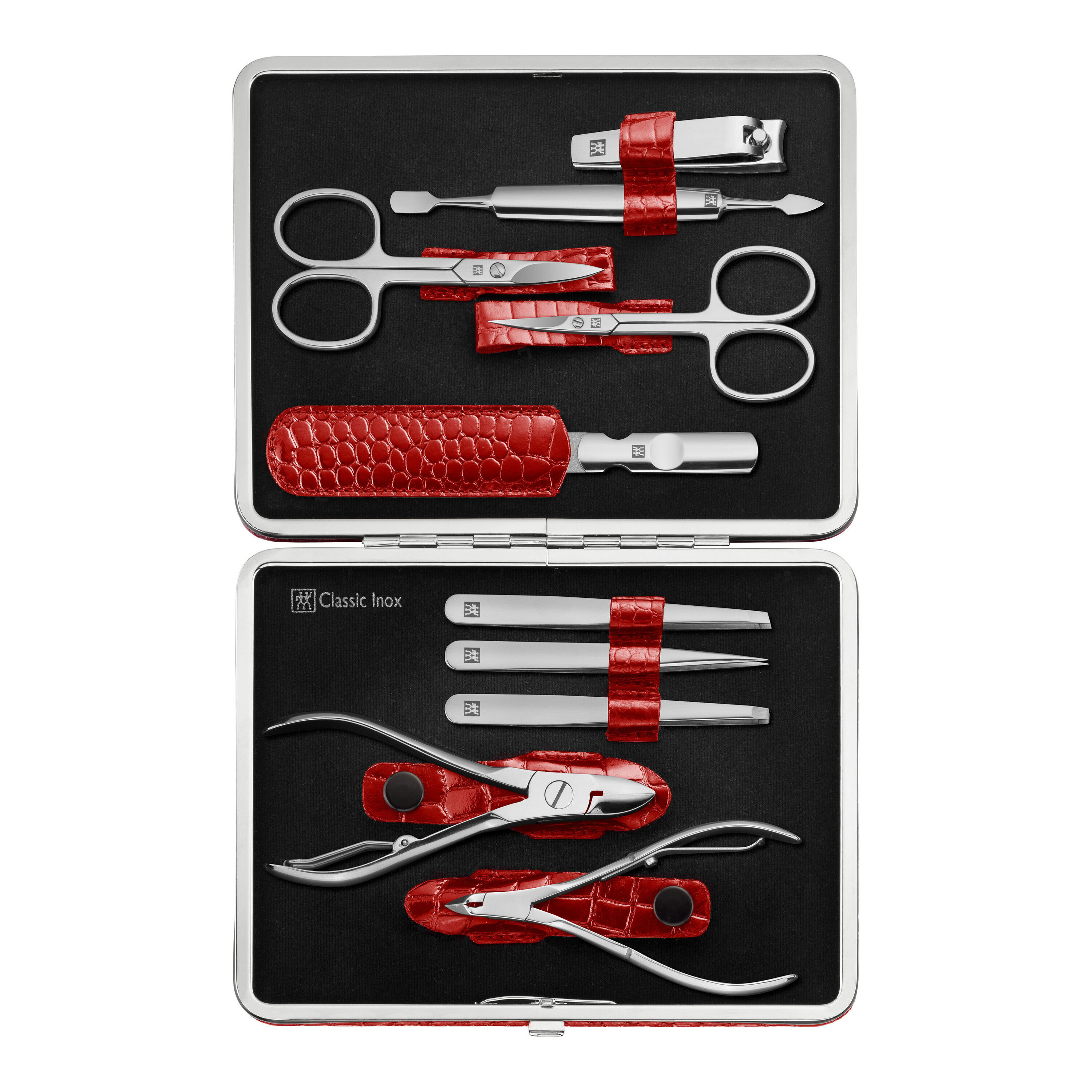 ZWILLING ネイルツールセット　赤 Amazon.com : ZWILLING Beauty TWINOX 11-Piece Manicure and Pedicure
