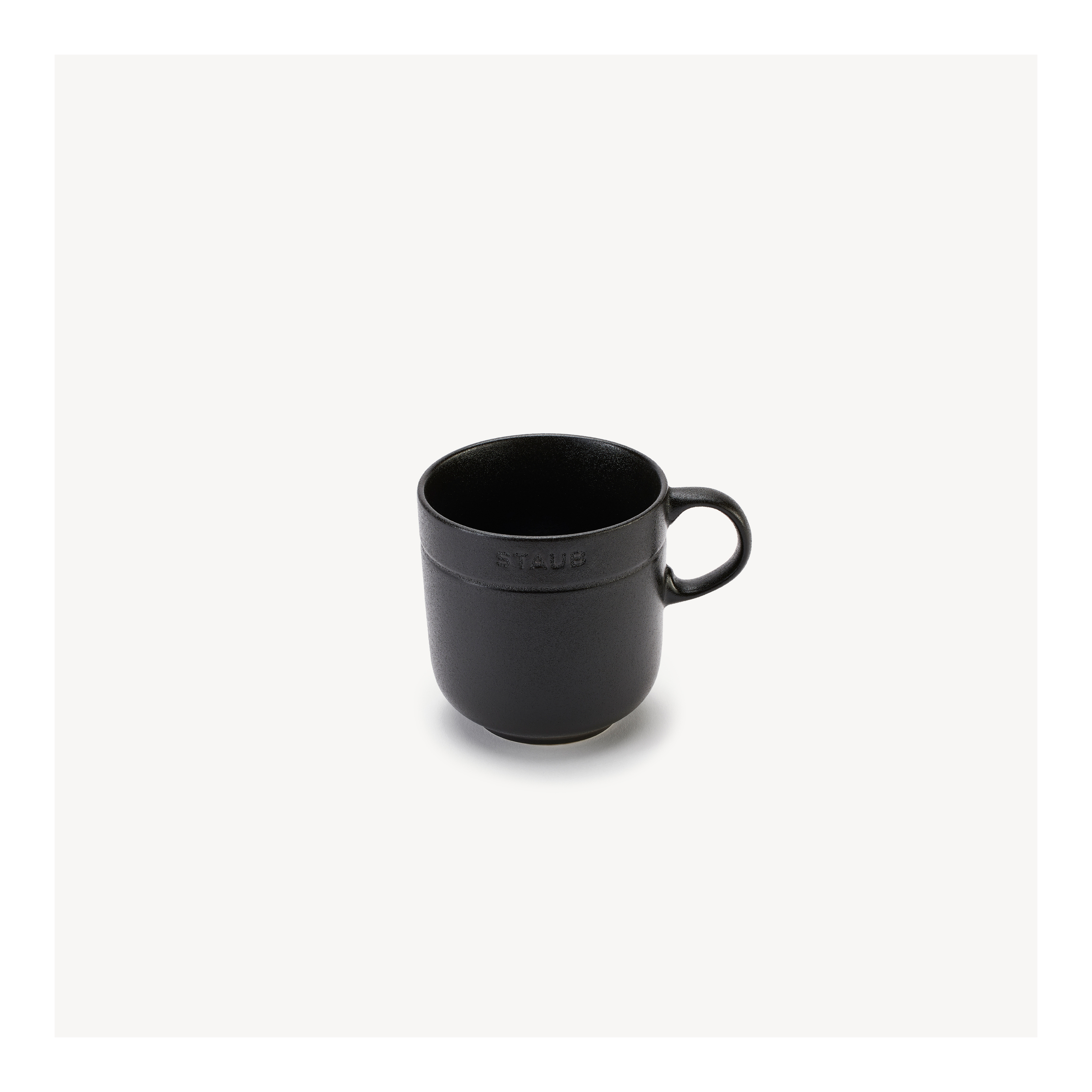 ストウブ Dining Line マグ 350 ml, セラミック, ブラック