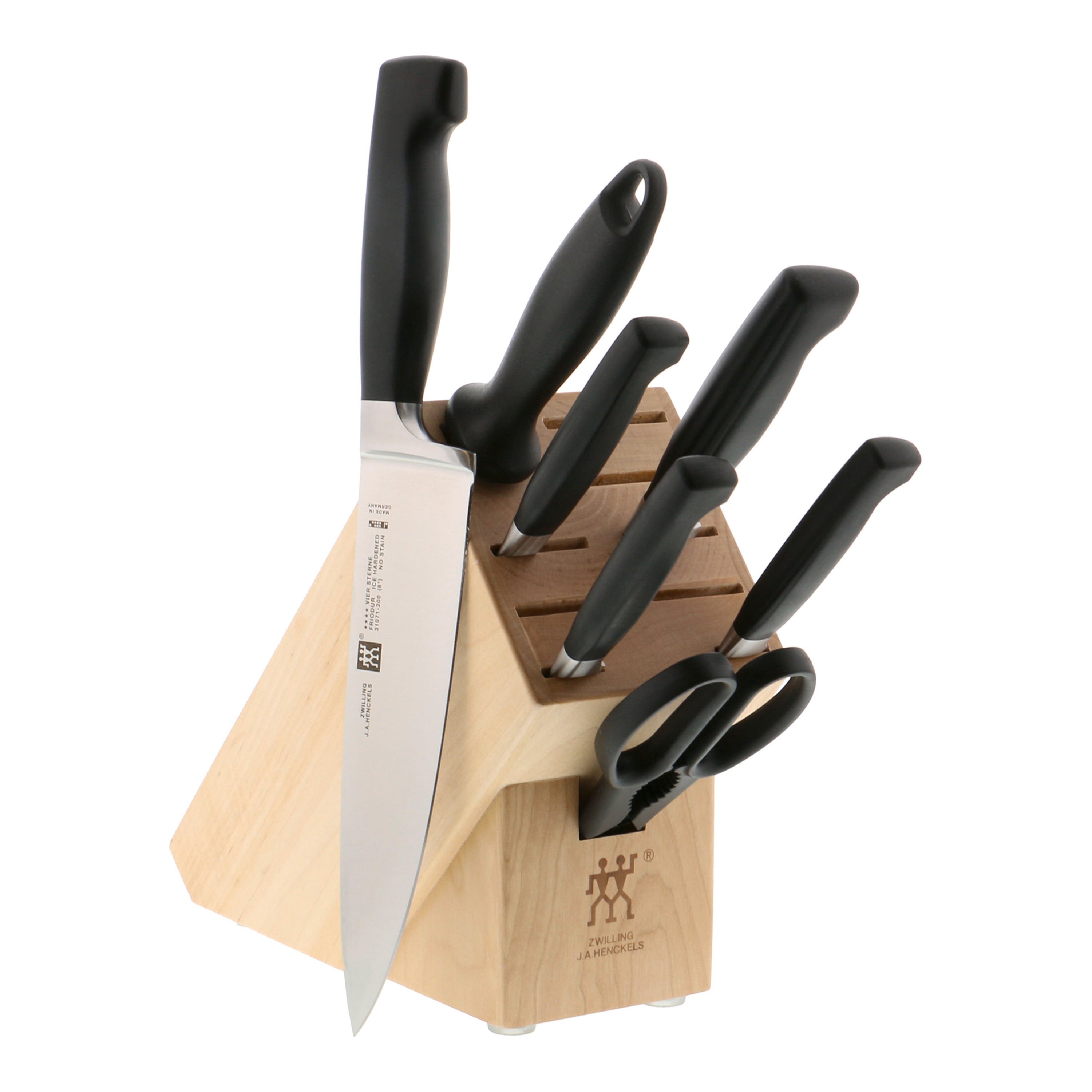 ZWILLING Four Star 8-pc, Knife block set, natural