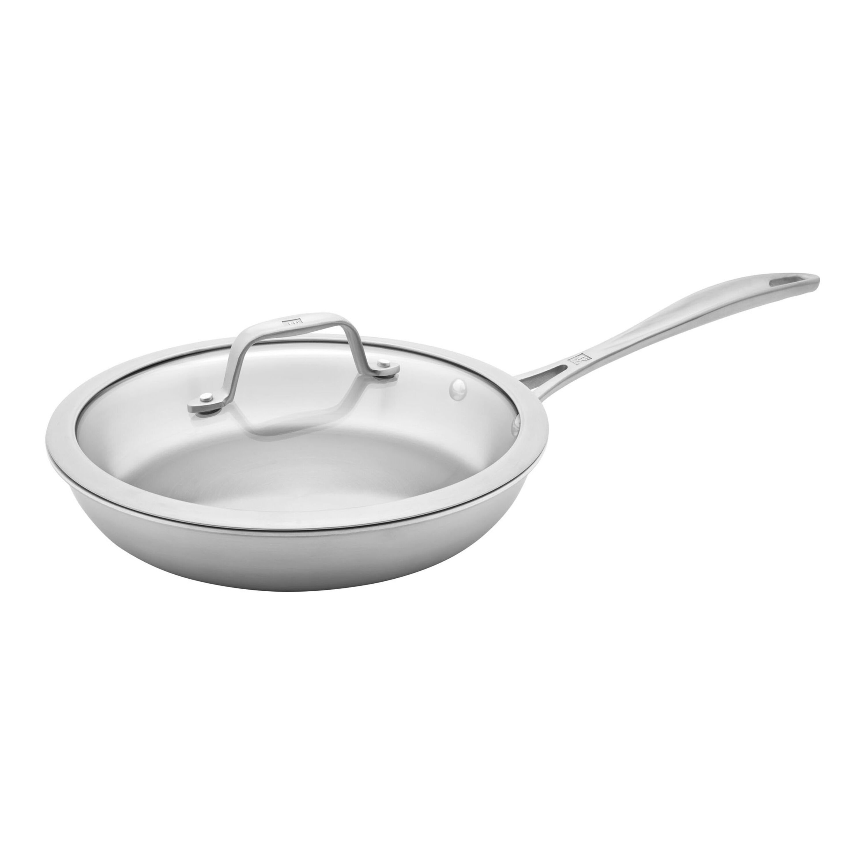 ZWILLING Spirit Ceramic Nonstick Fry Pan with Lid, 9.5-inch, Stainless Steel