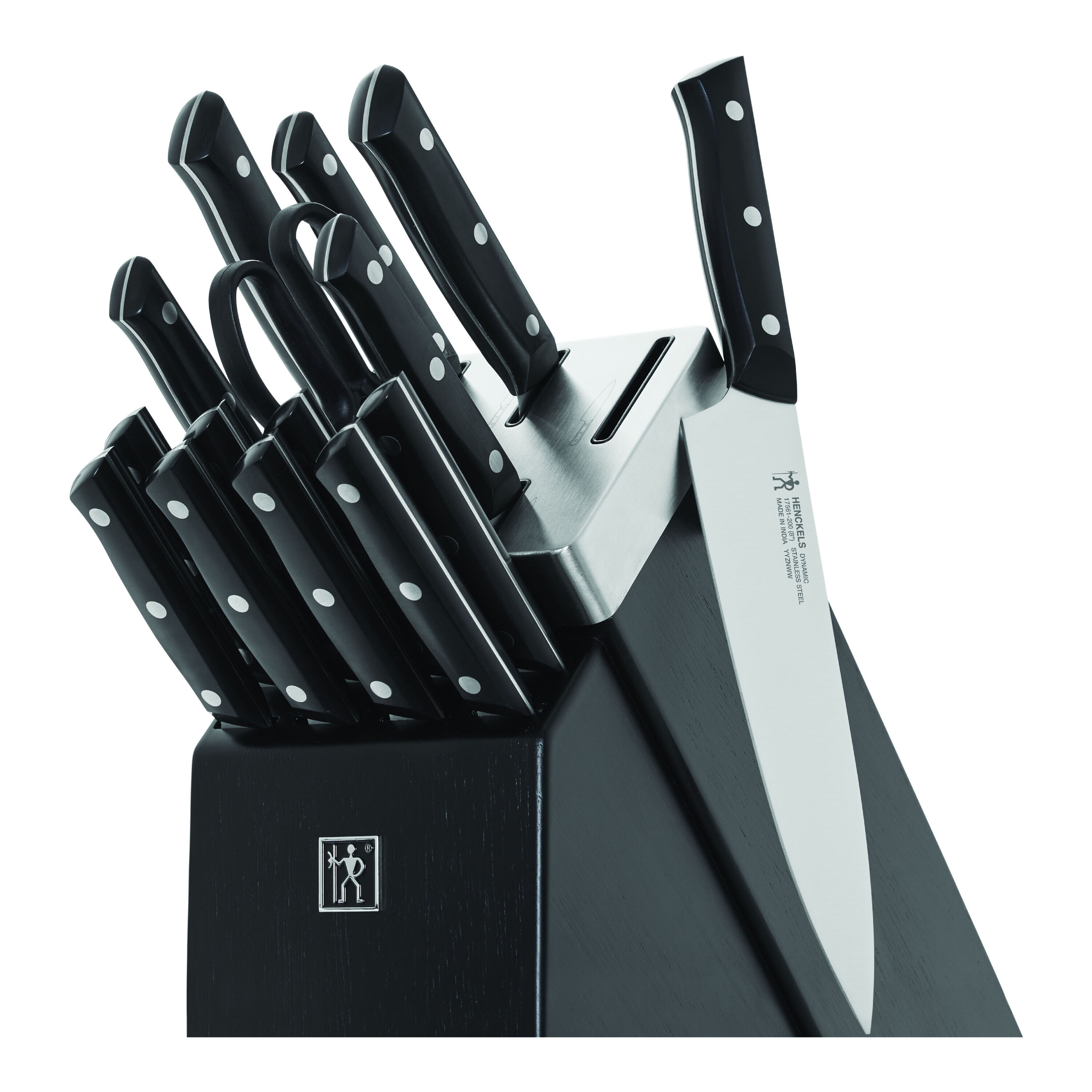 Henckels Solution 7-pc Knife Block Set Black 17553-407 - Best Buy