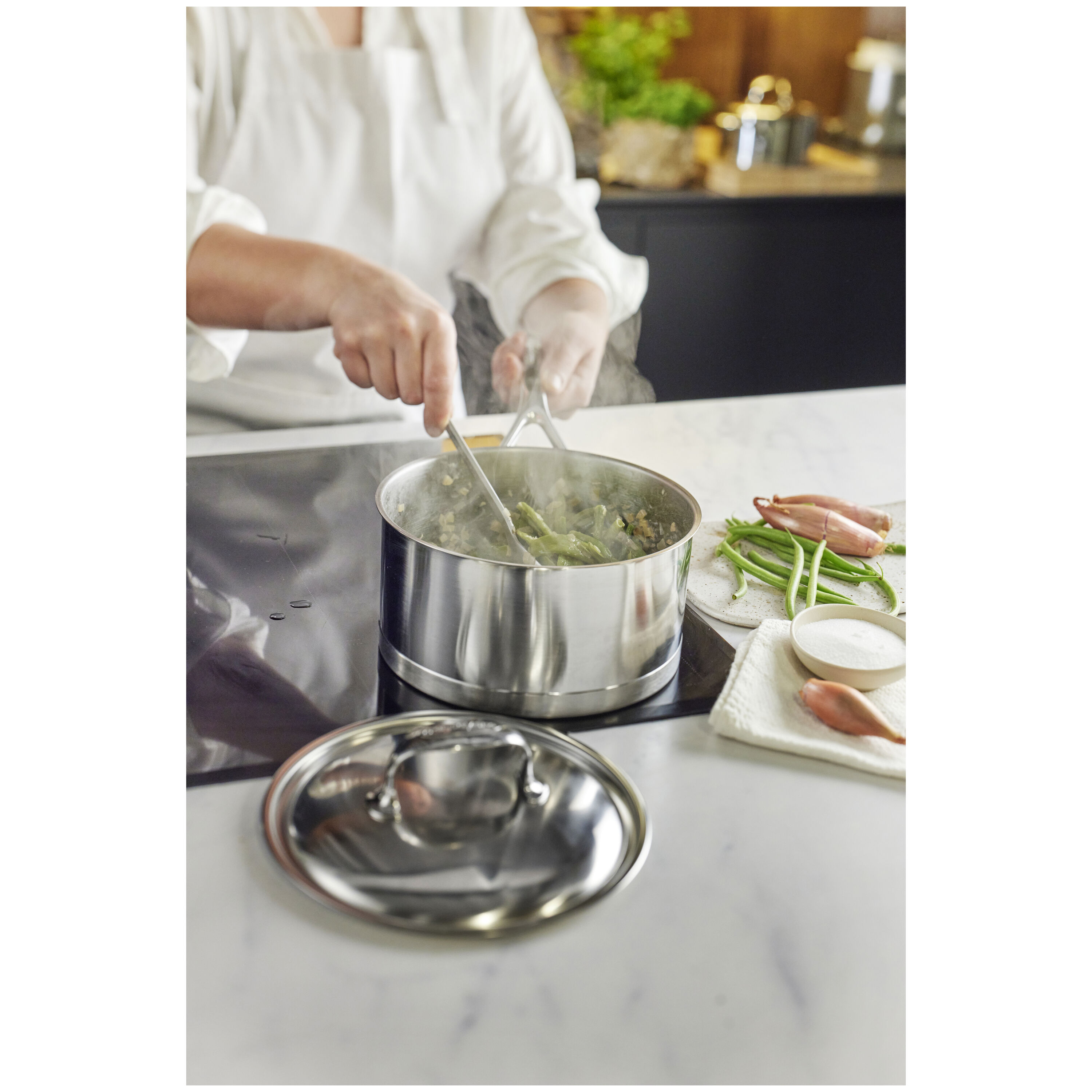 Buy Demeyere Atlantis 2.25 qt Sauce Pan With Lid, 18/10 Stainless