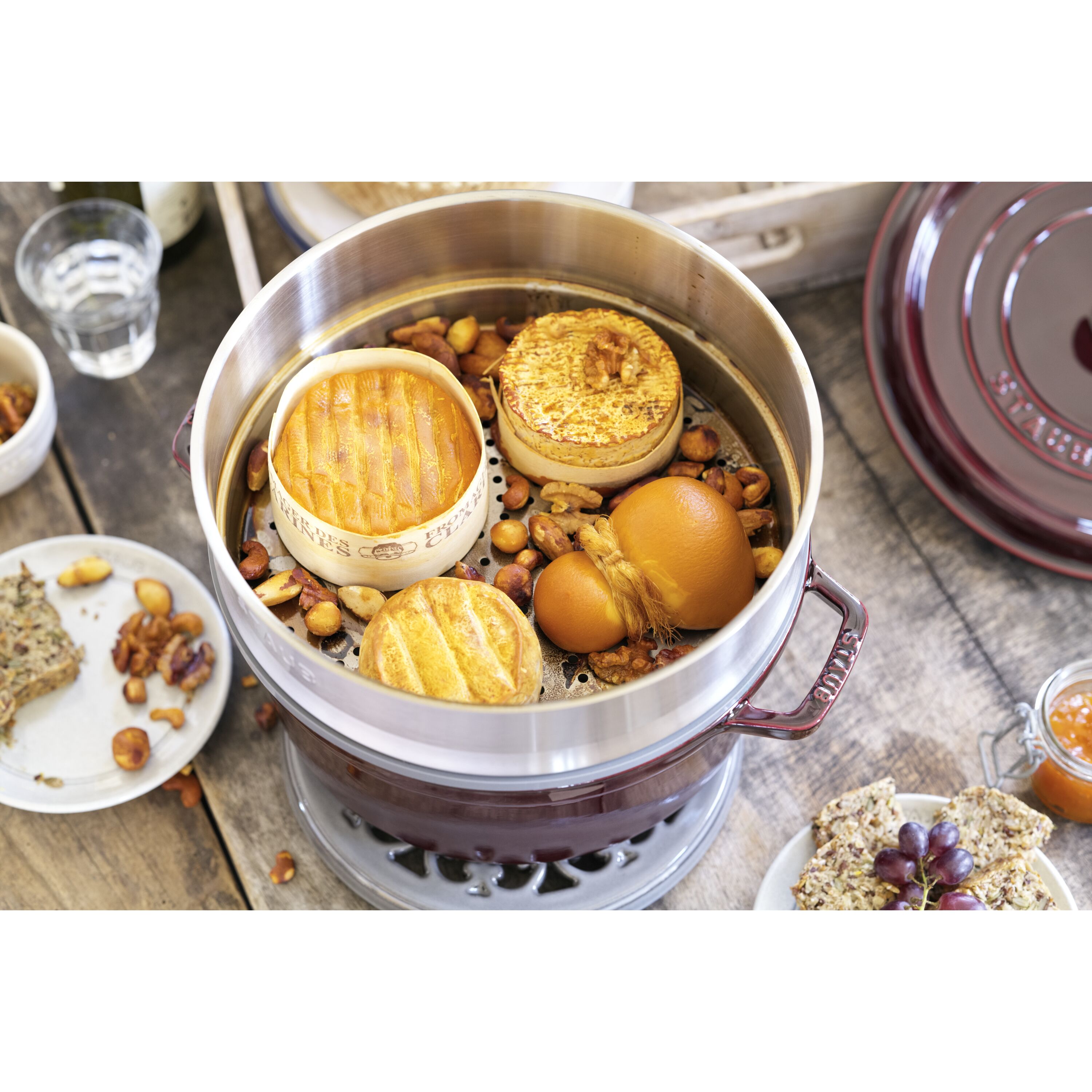 STAUB LA COCOTTE 両手鍋 スチームバスケット付き26センチ Buy Staub Steamer insert | ZWILLING.COM