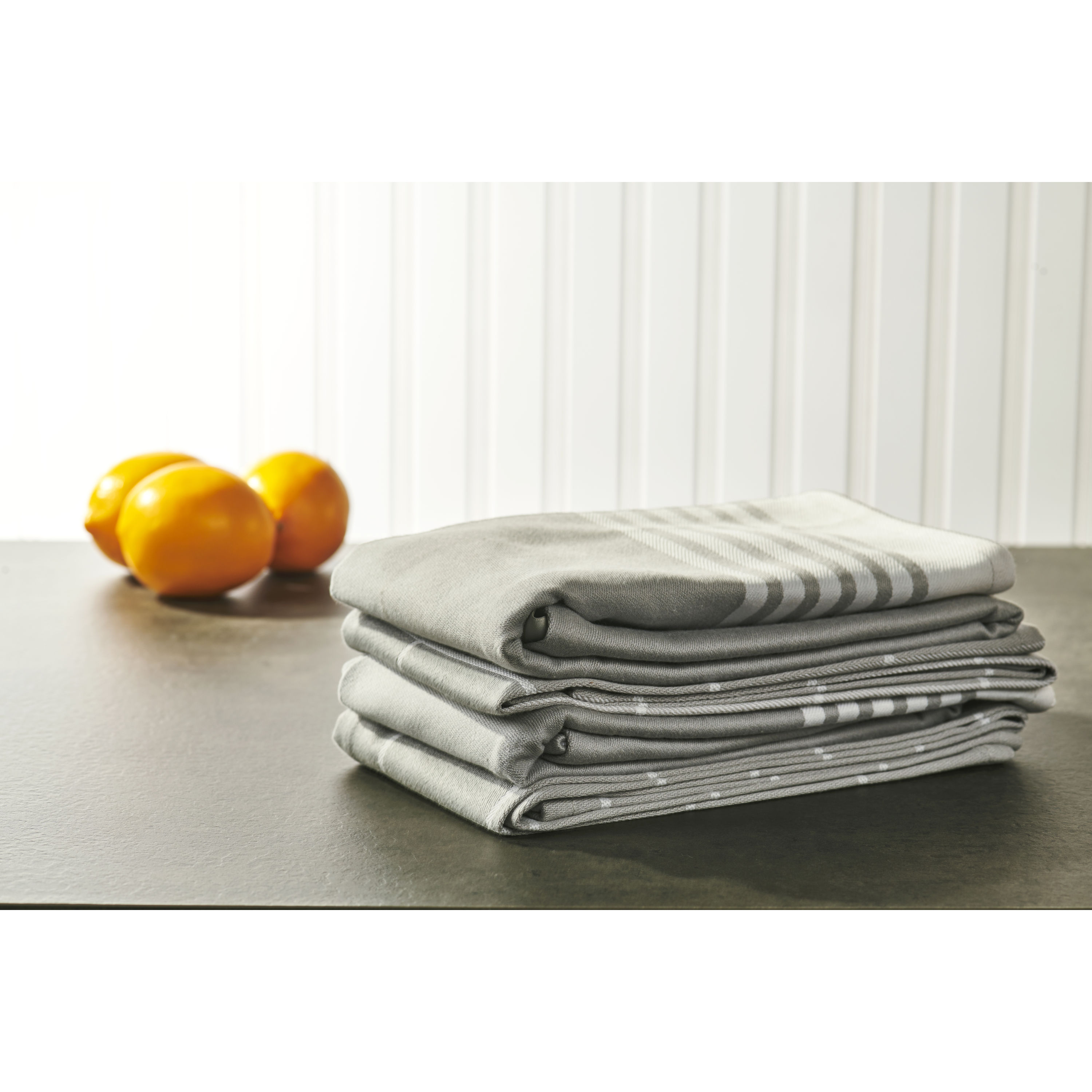 Zwilling Towels Kitchen Set, Grey