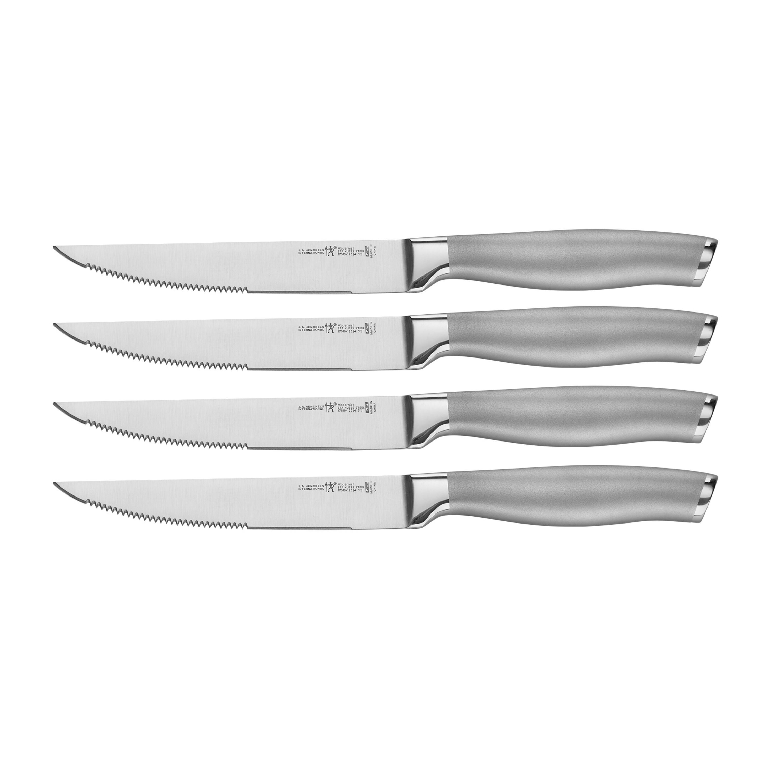 Steak knives 2-Piece Set, Steak Knives Set, 4.6 Highly Resistant and  Durable German Stainless Steel Serrated Knife, Sharp Dinner Knives Bread  Knife