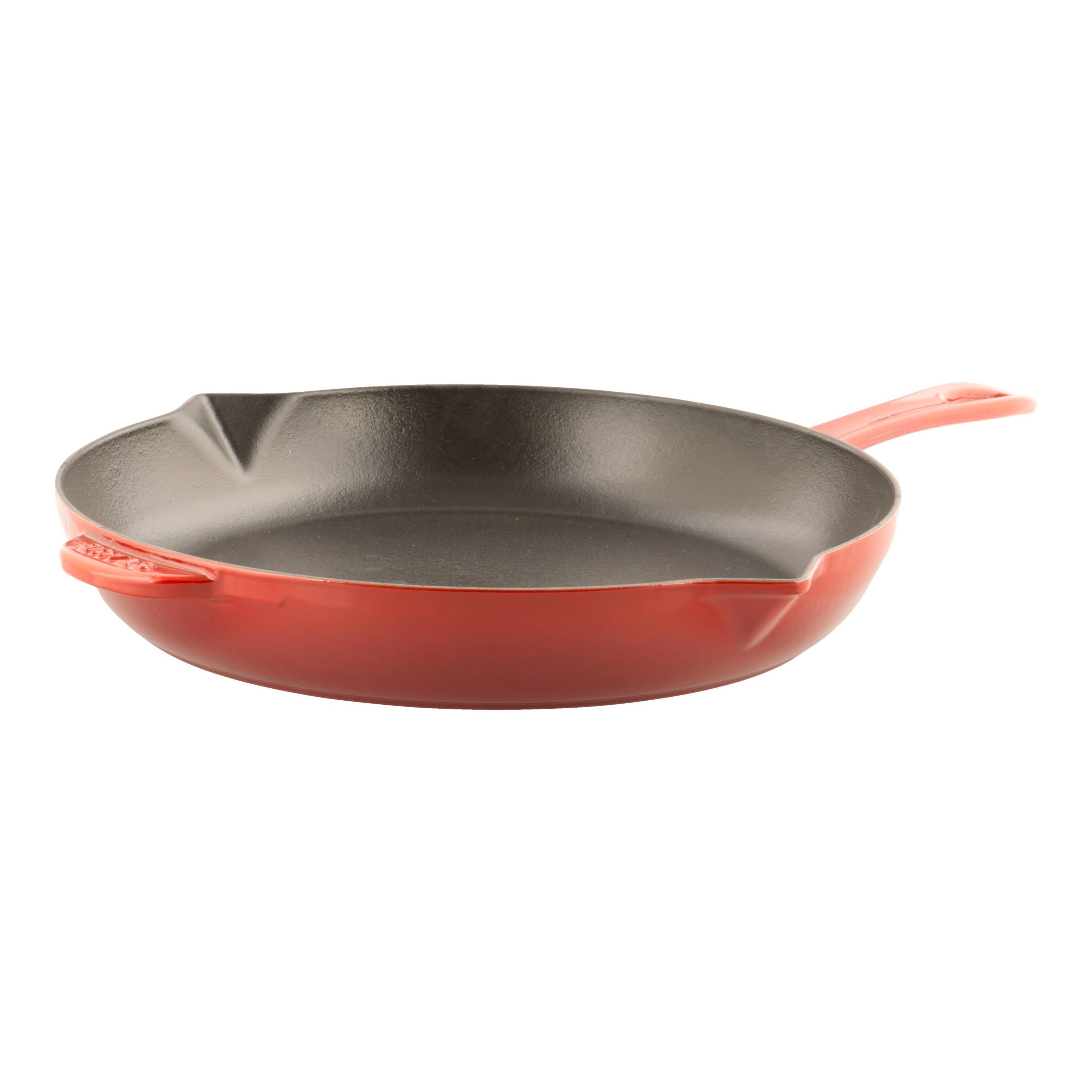 Field Chef Cast Iron Grille Pan Red 10 SQ Ribbed