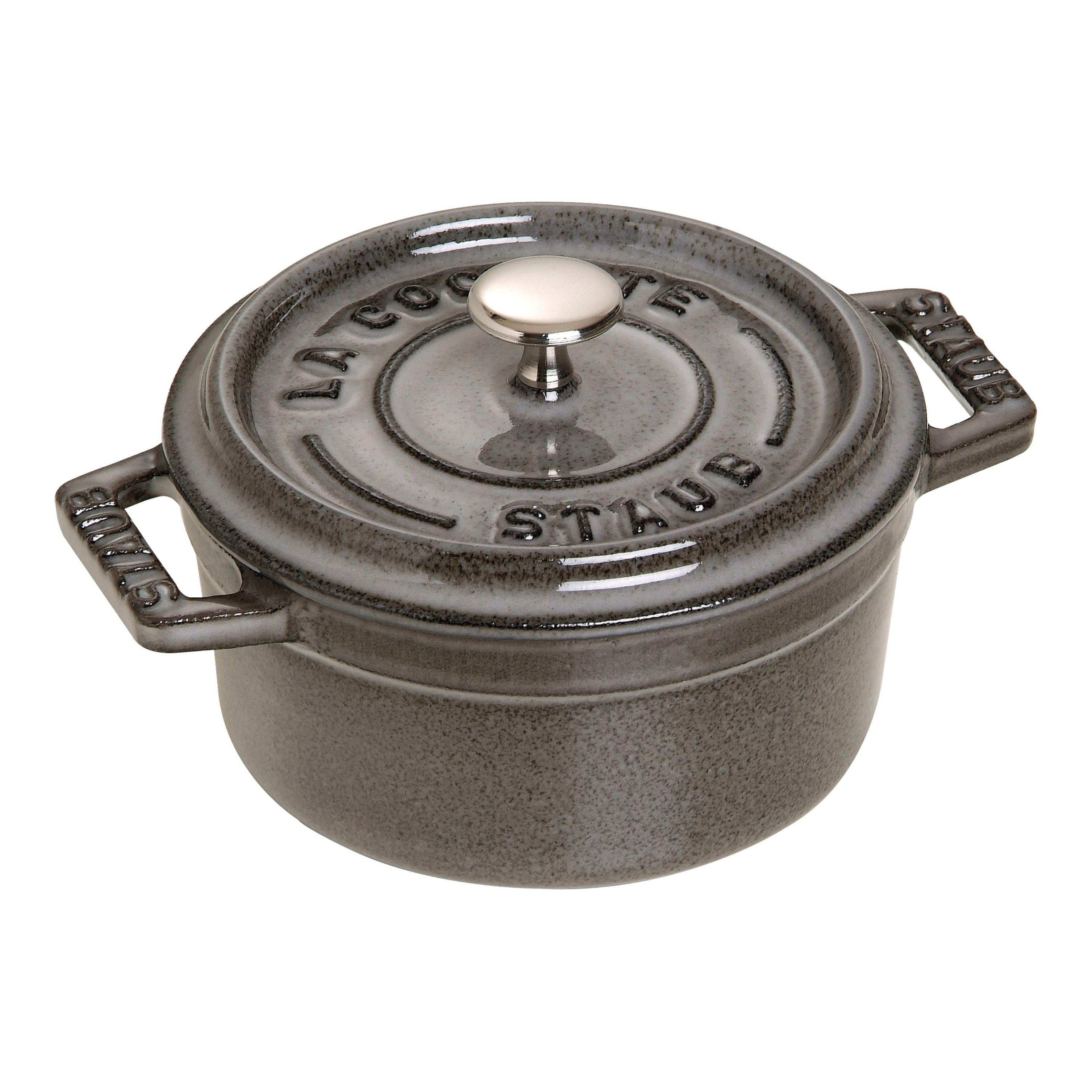 5 Qt. Artisan Enameled Cast Iron Round Dutch Oven Crock-pot Color: Slate Gray