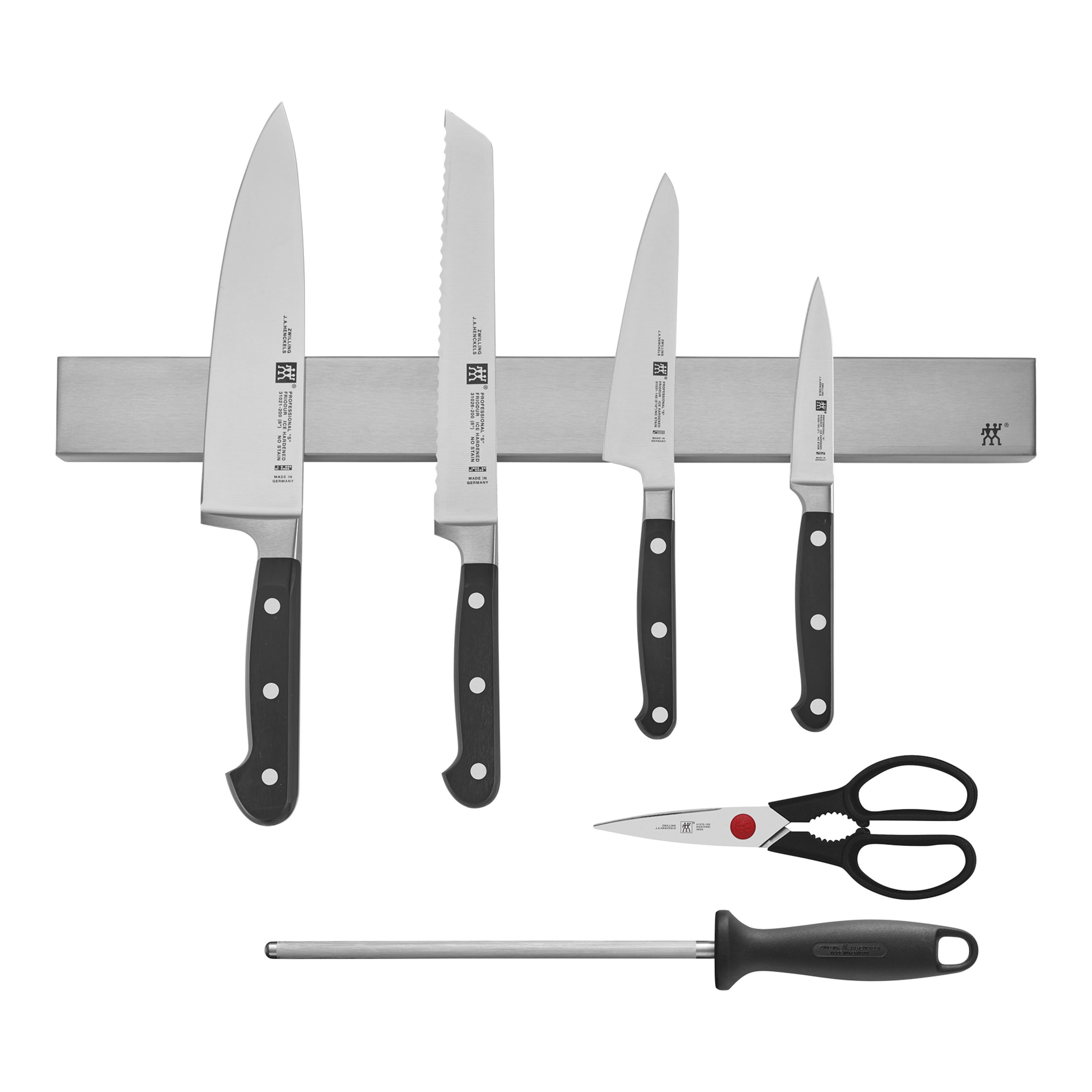 Zwilling Pro Forged 7 Pc Self-Sharpening Knife Block Set — Las