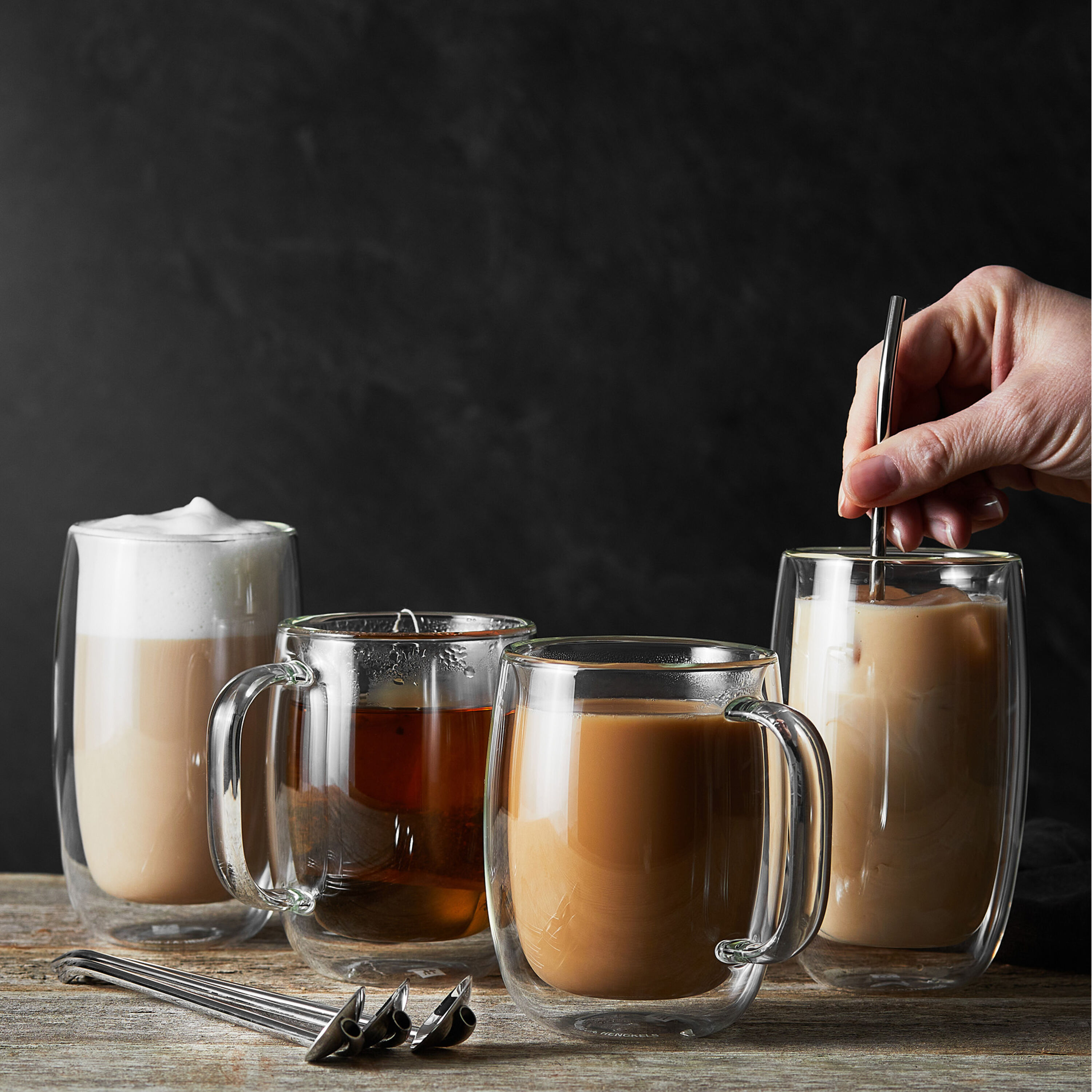 MURANO GLASS　イタリー製　バスケット　器　2つセット　新品 Buy ZWILLING Sorrento Double Wall Glassware Mug set | ZWILLING.COM
